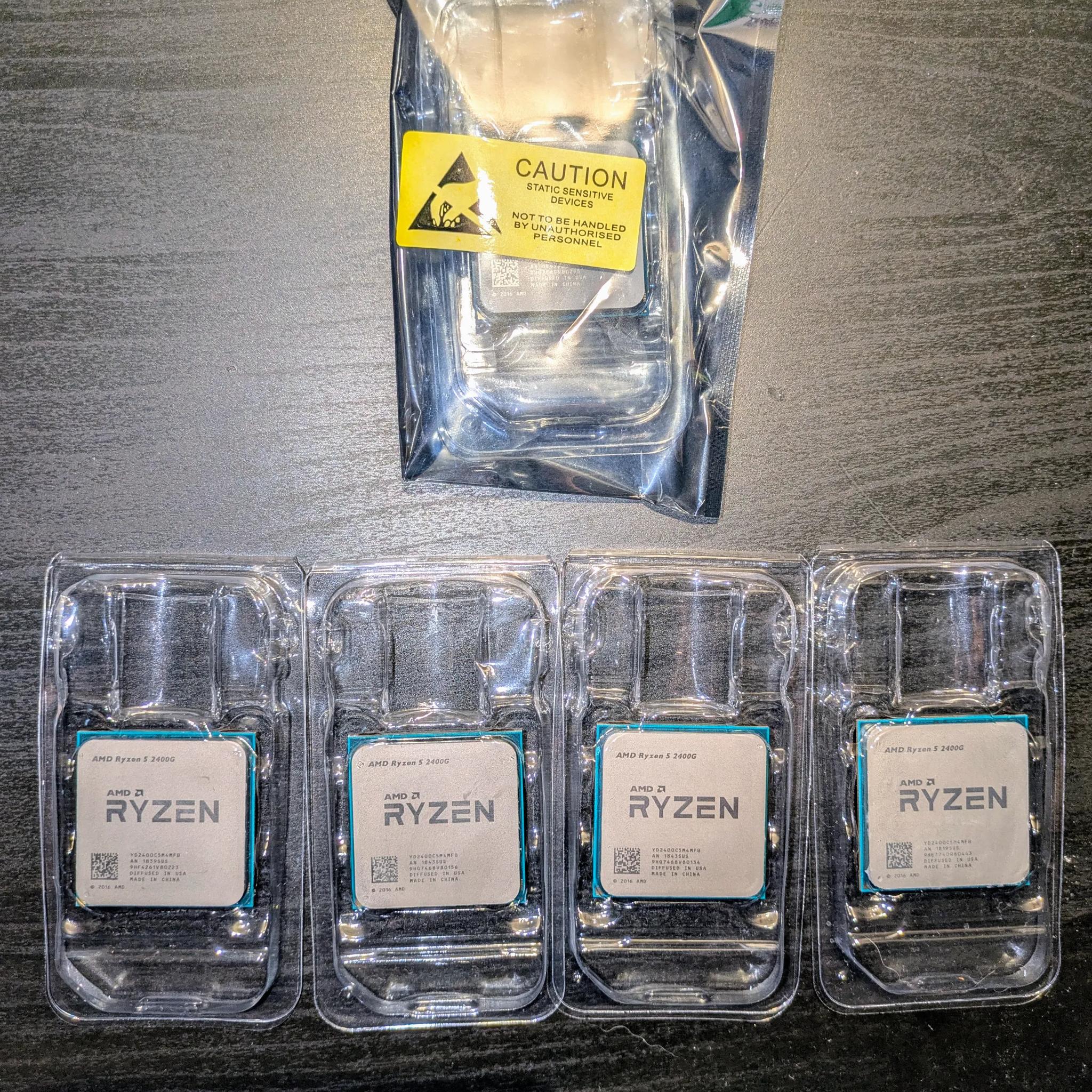 Ryzen 5 2400G w/ integrated Vega graphics