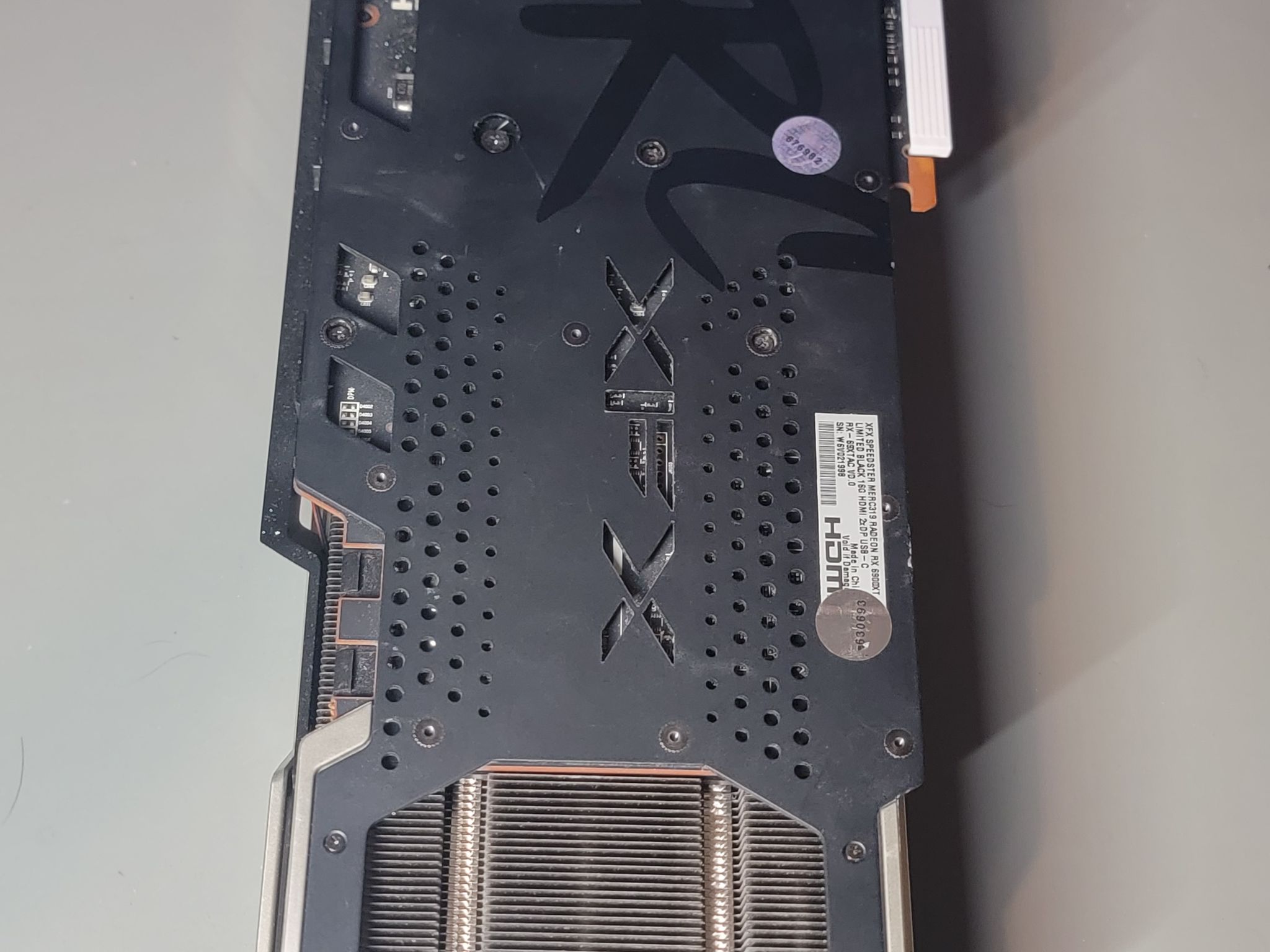 XFX Speedster MERC319 AMD Radeon RX6900 XT Gaming Graphics Card - Black