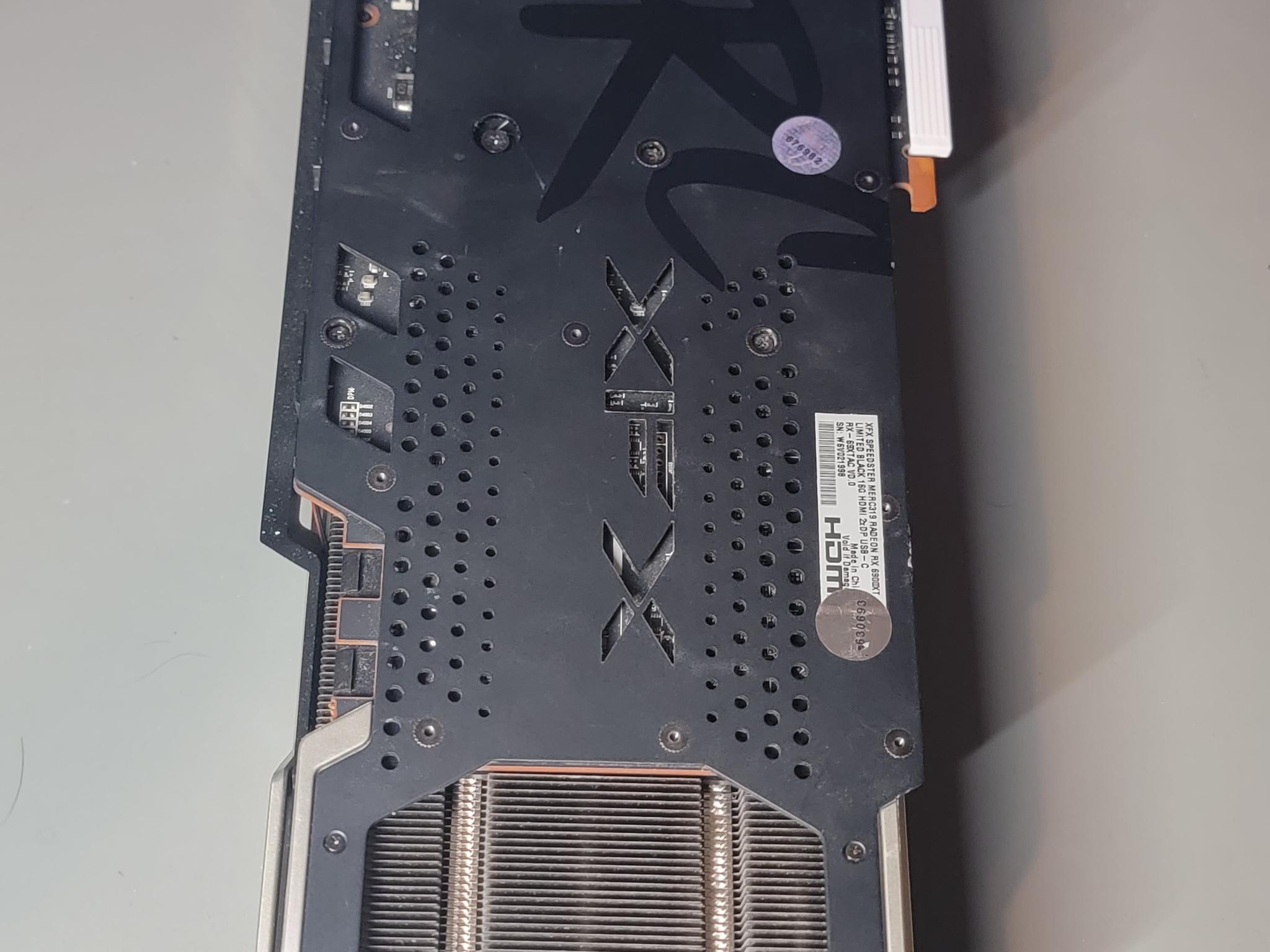 XFX Speedster MERC319 AMD Radeon RX6900 XT Gaming Graphics Card - Black