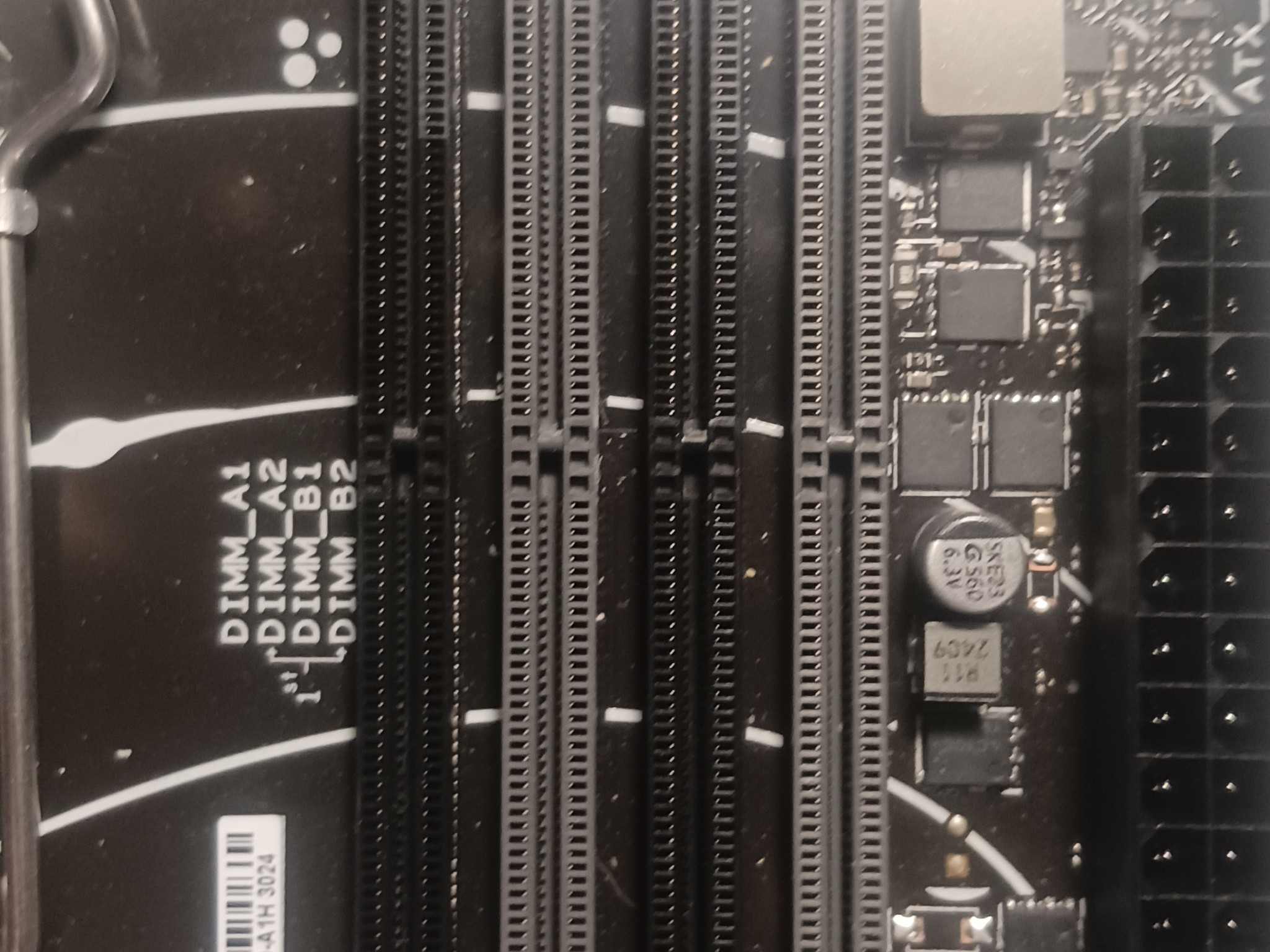 (READ DESC.)ASUS PRIME B650M-A AX II AM5 WIFI Motherboard POSTS BUT HAS DIMM/FRONT USB HEADER ISSUES