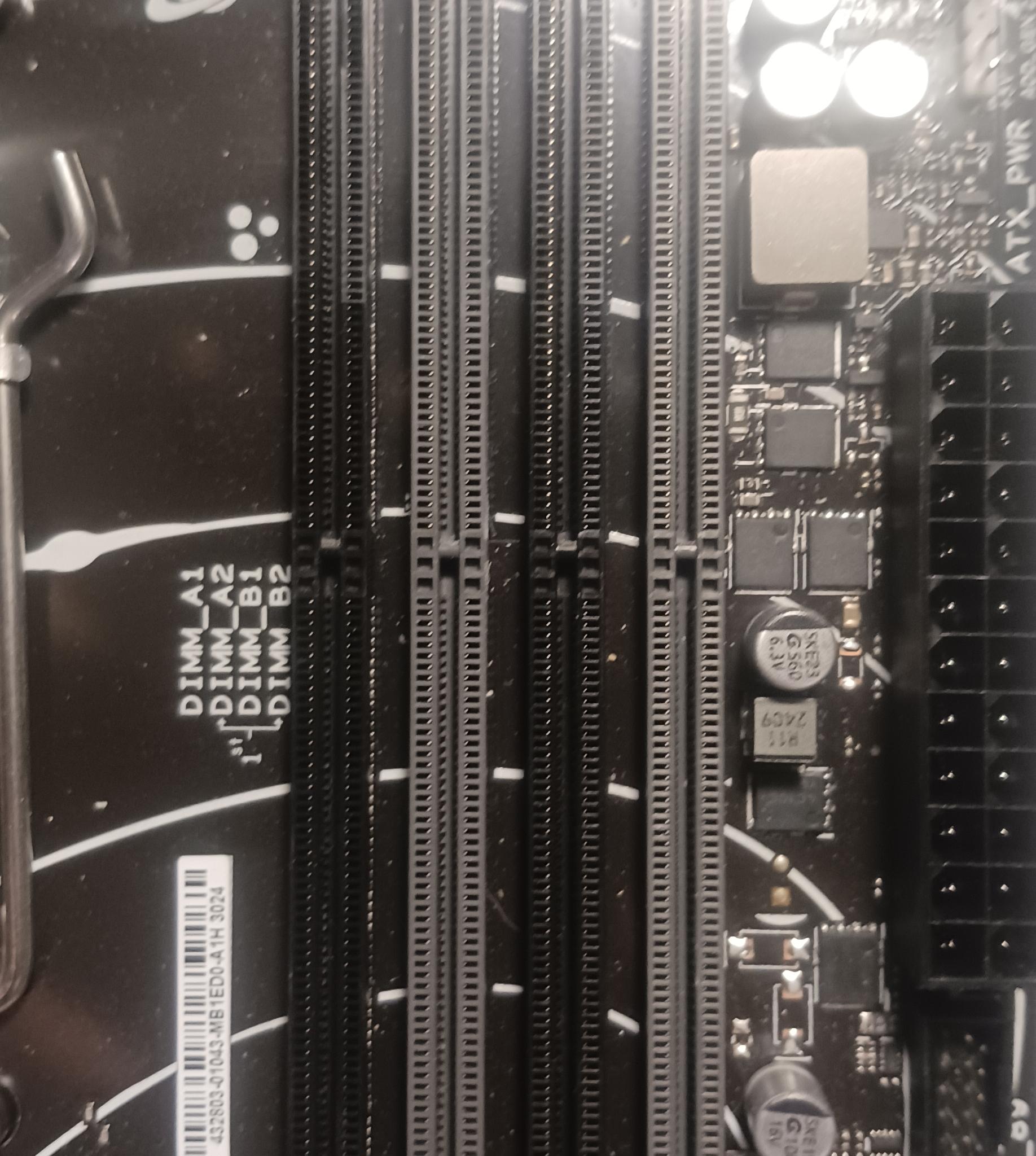 (READ DESC.)ASUS PRIME B650M-A AX II AM5 WIFI Motherboard POSTS BUT HAS DIMM/FRONT USB HEADER ISSUES