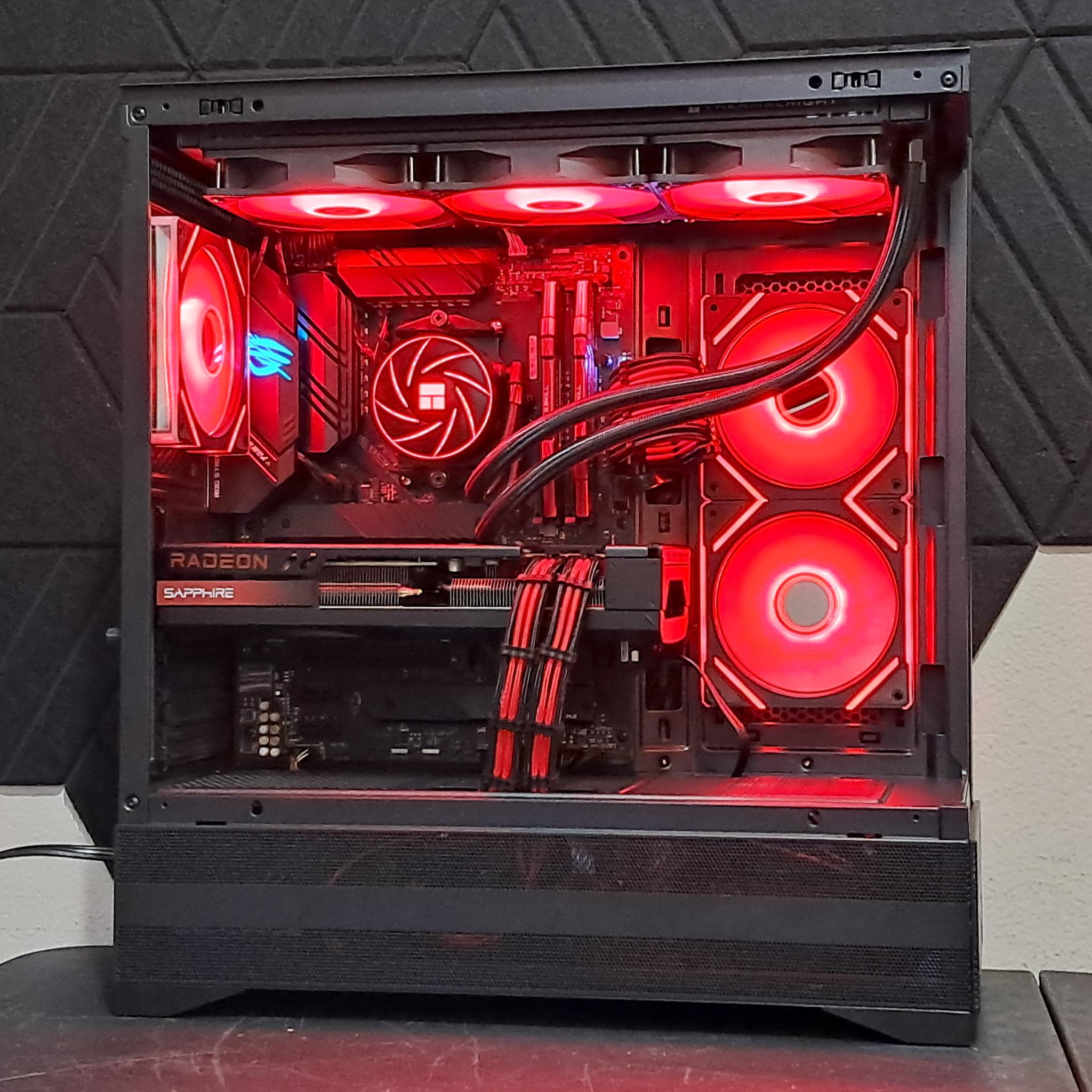 🔴Red Rage ROG🔴Ryzen 7 5800XT | RX 7700 XT | 16GB DDR4 | 1TB SSD | WiFi!