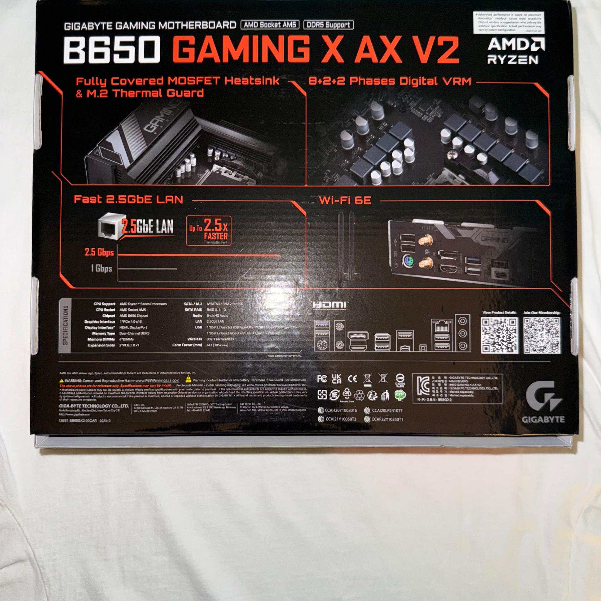 Gigabyte Gaming X AX V2