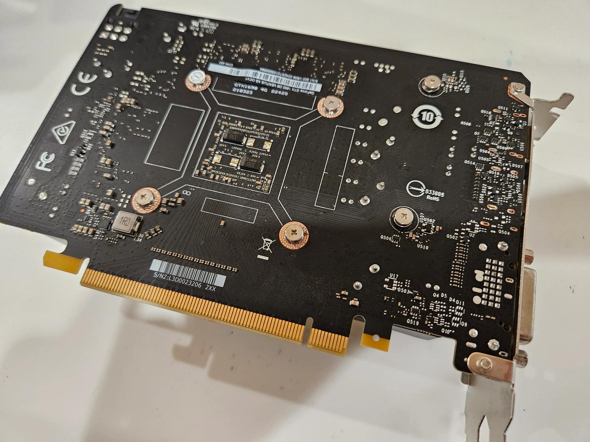 MSI GeForce GTX 1650 4 GB Ventus XS OCV1 Graphics Card