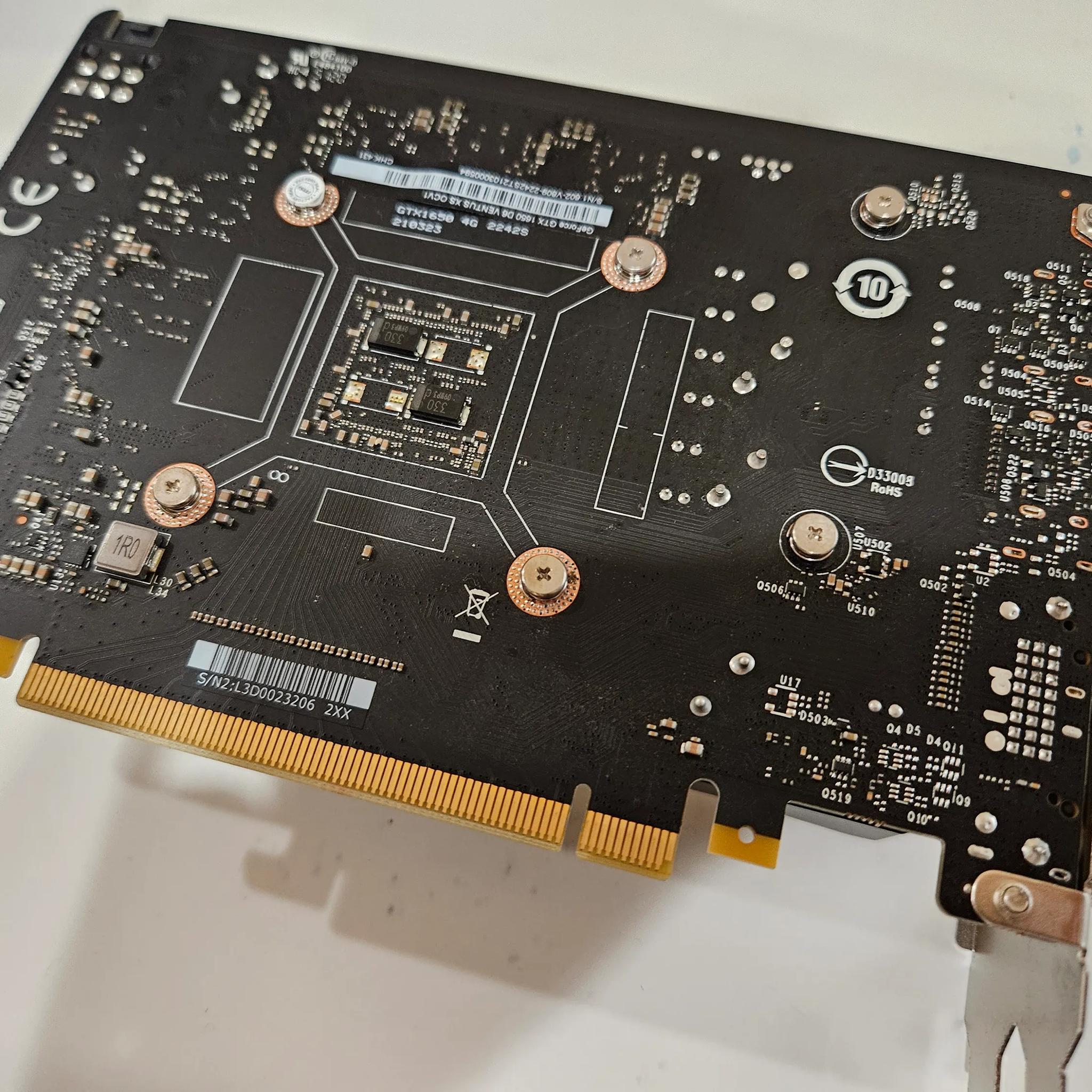 MSI GeForce GTX 1650 4 GB Ventus XS OCV1 Graphics Card