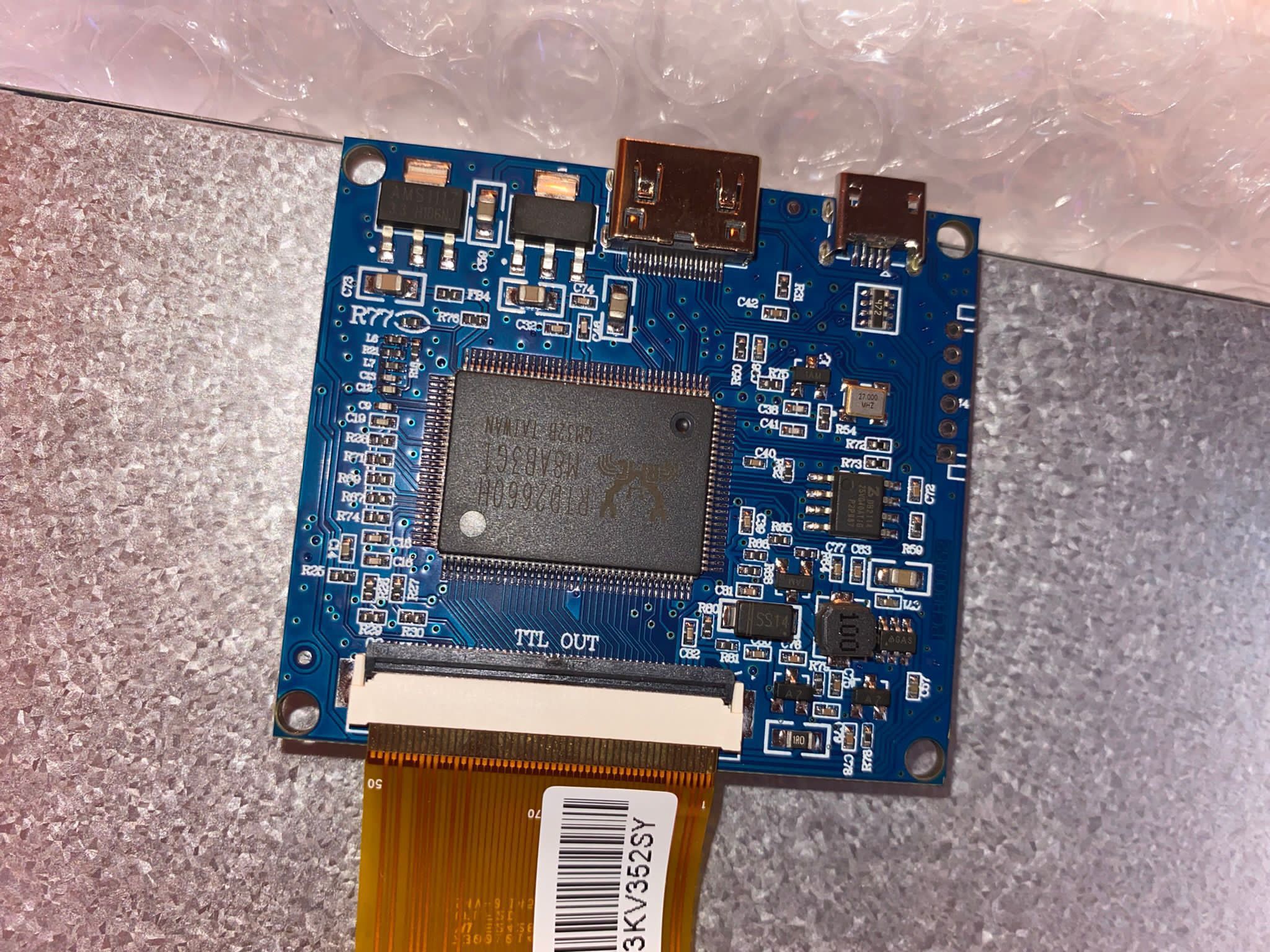 Screen Display LCD Monitor 7" Driver Control Board