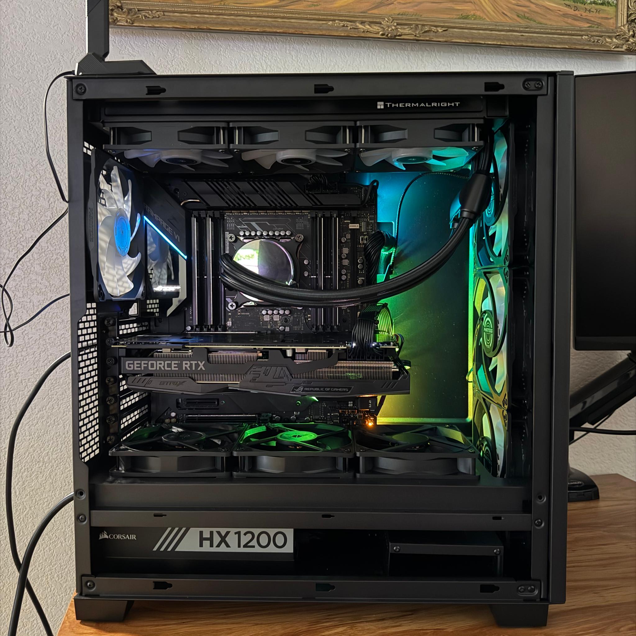 Intel [HEDT] ROG STRIX themed PC! 10980XE | 64GB DDR4 | 2080Ti | 1.5TB SSD Storage | Free Shipping!