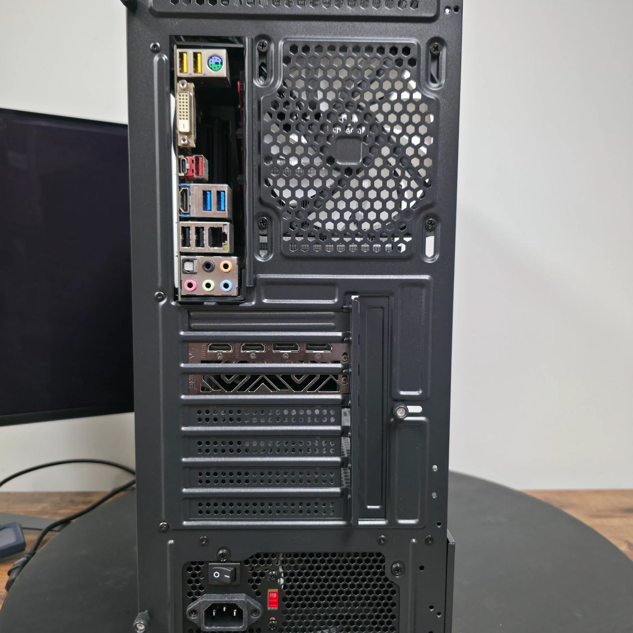 BCPC 26-24💰 🔥1440p Budget Gaming PC — i7-8700 6 Cores + RX 5700 XT 8GB + 16GB RGB RAM