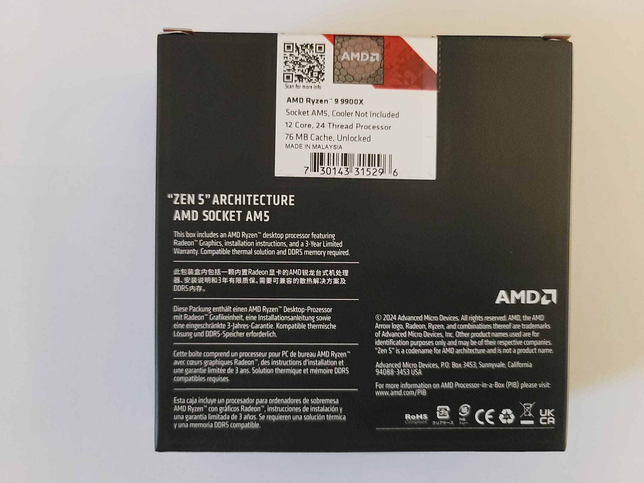 AMD Ryzen 9 9900X
