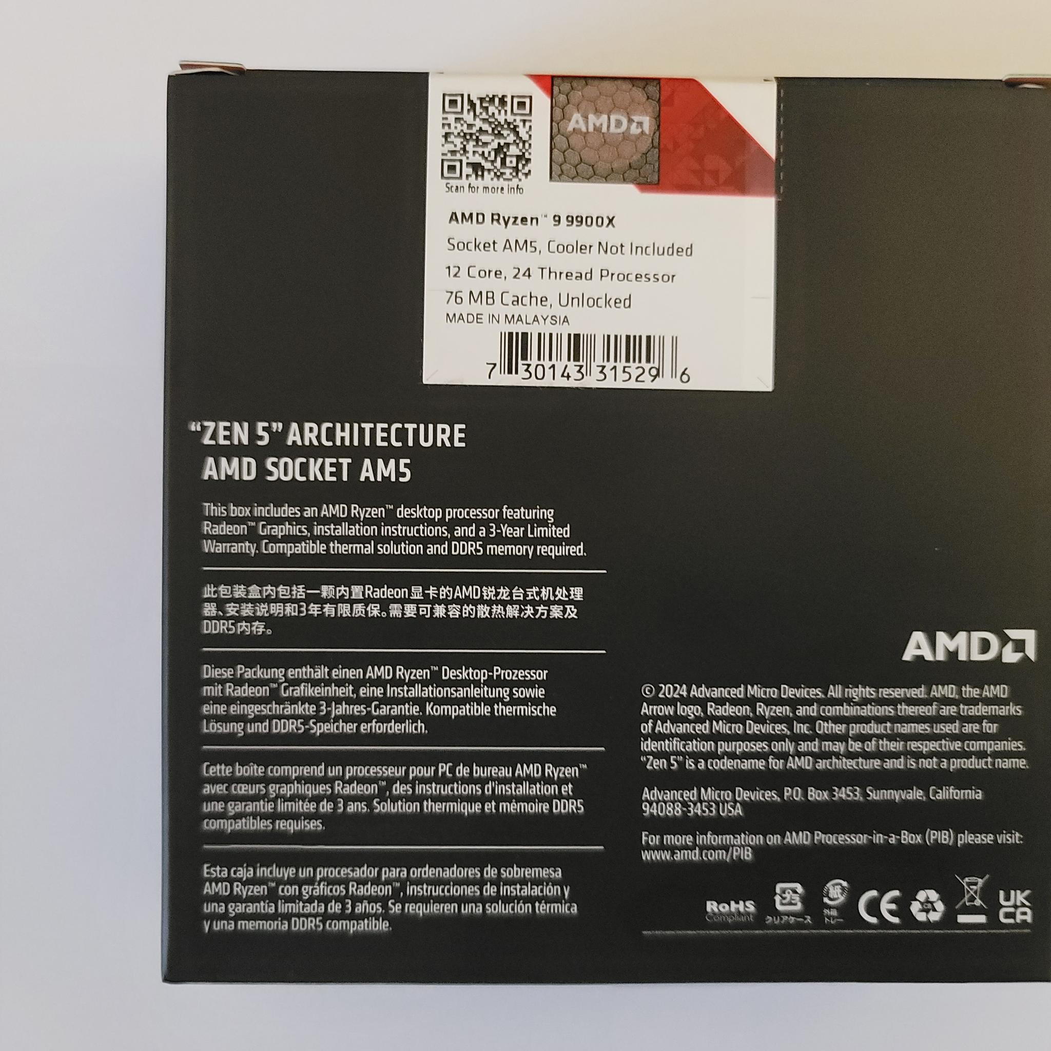 AMD Ryzen 9 9900X