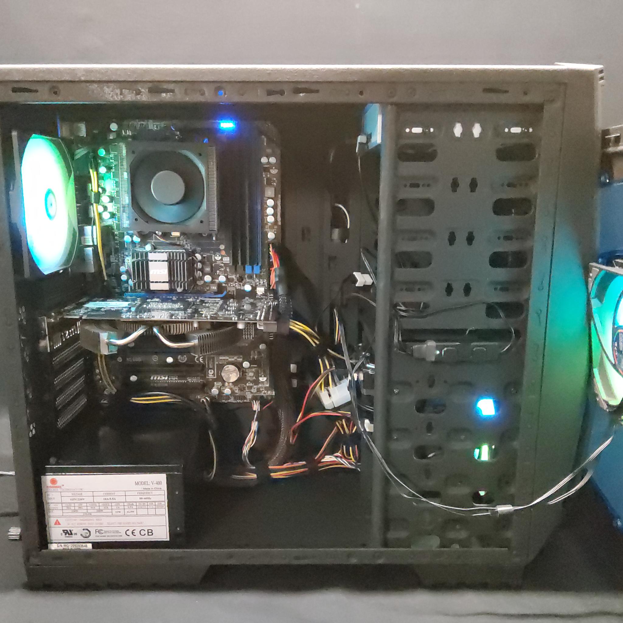 Retro Gaming PC and COD Modern Warfare boxed DVD
