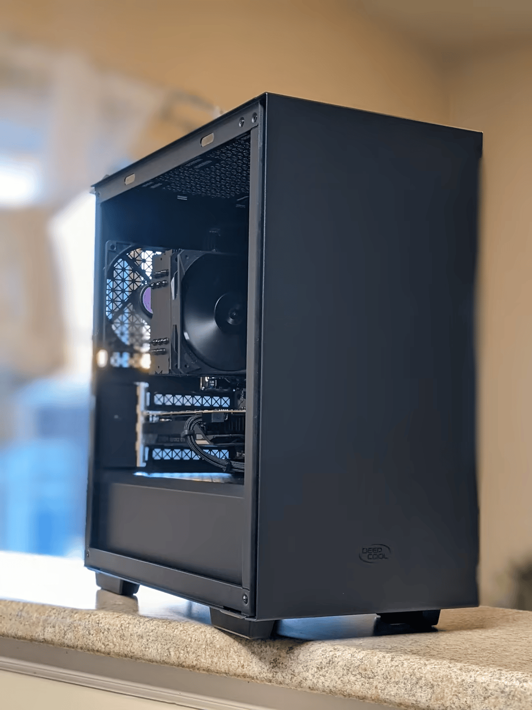 Stealth Black Ryzen Gaming PC -Ryzen 5 1600 - GTX 1060 6GB