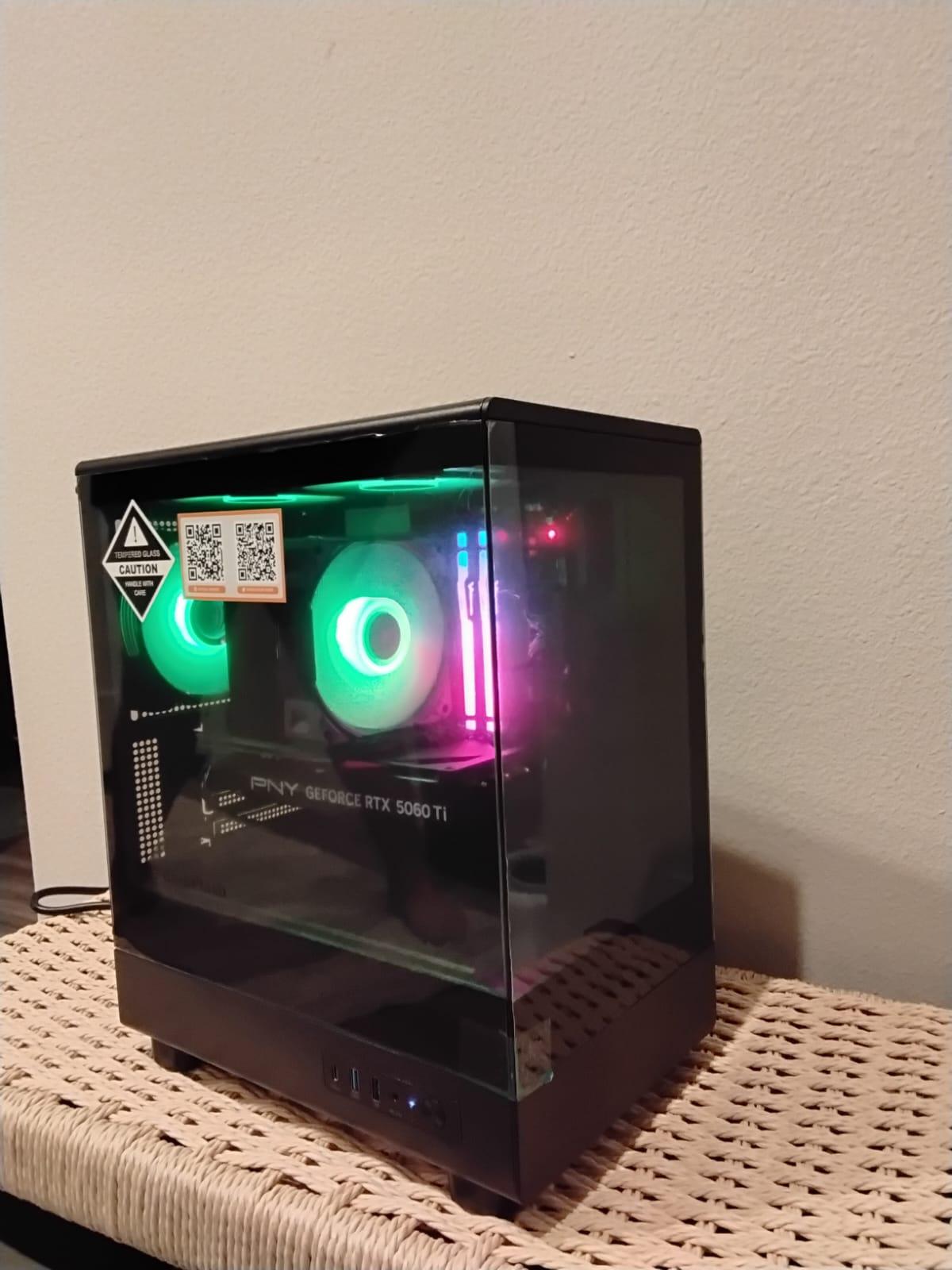 Ryzen 5 9600x GPU PNY 5060ti 16gb VRAM/ 32gb RAM