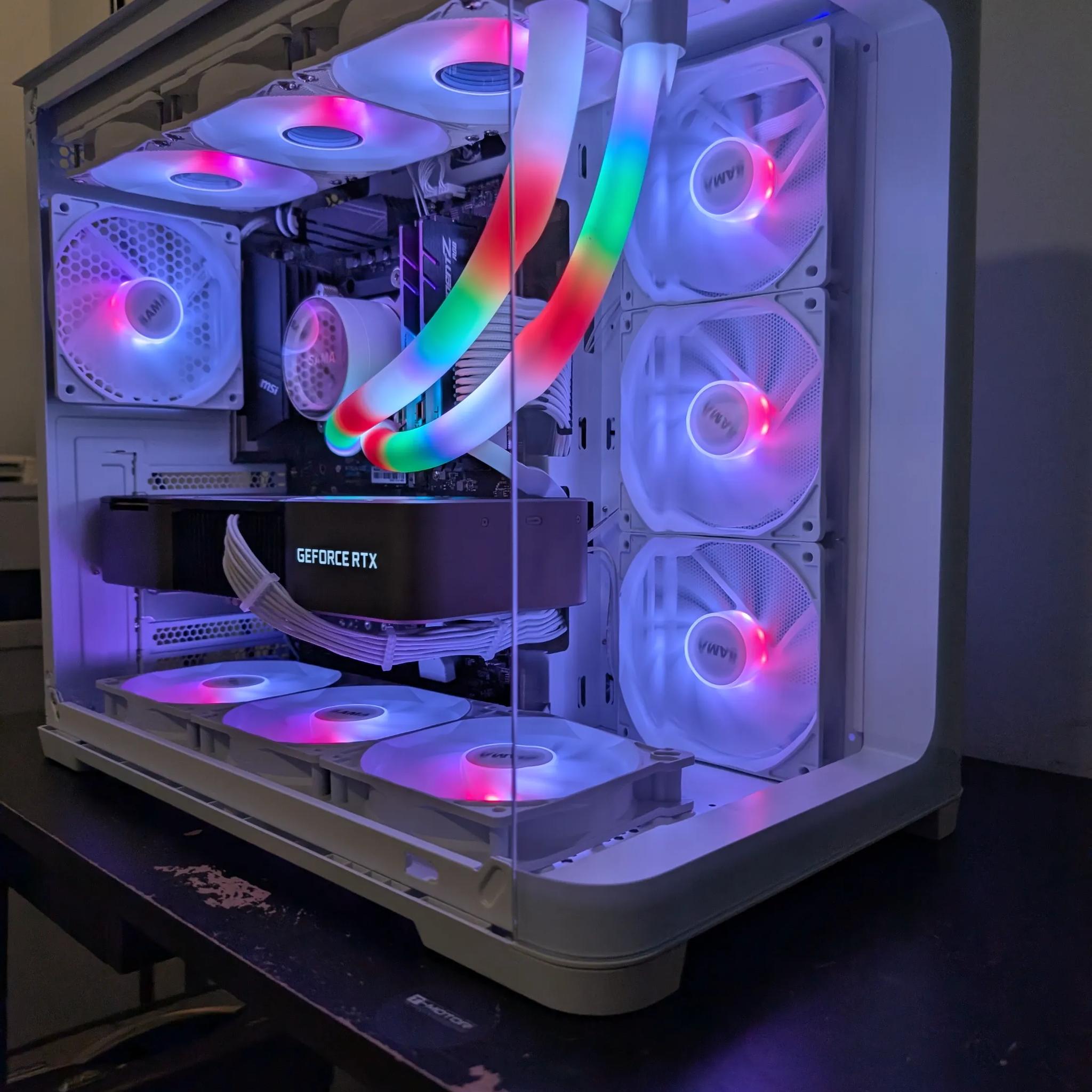 Top Tier RTX 4k Gaming PC - Ryzen 7 5800x3d | RTX 3090 | DDR4 32 GB 3600 | 1 TB NVME Liquid Cooled