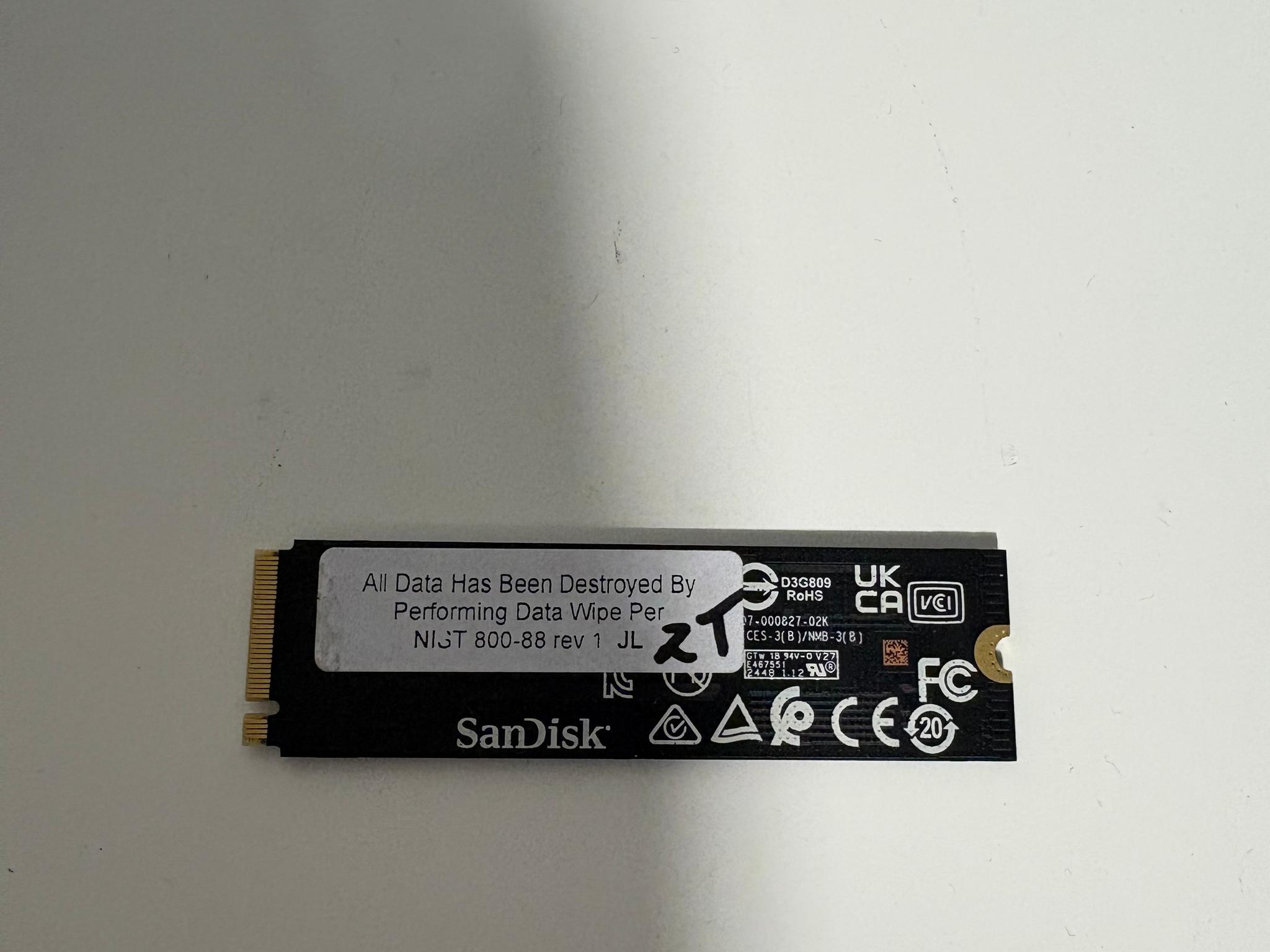 WD Black SN7100 2TB Ultra-Fast Gen4.0x4 M.2 NVMe SSD