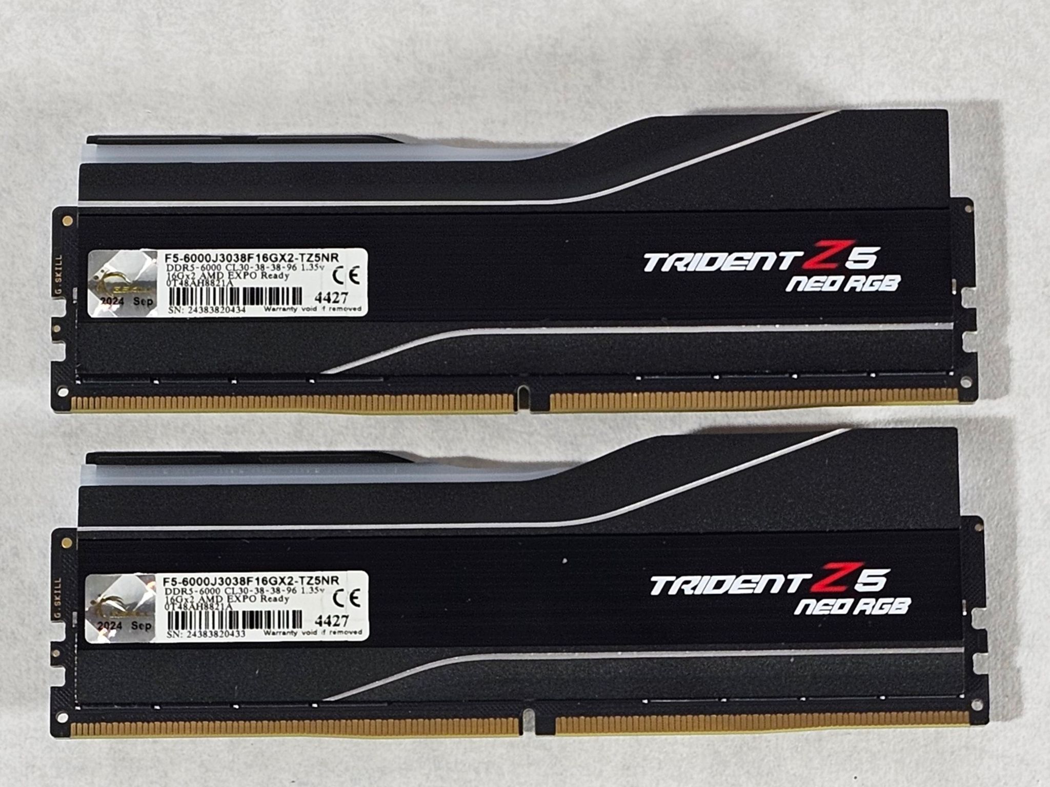 32GB DDR5 (2x16GB) 6000MT/s G.Skill Trisent Z5 Neo RGB