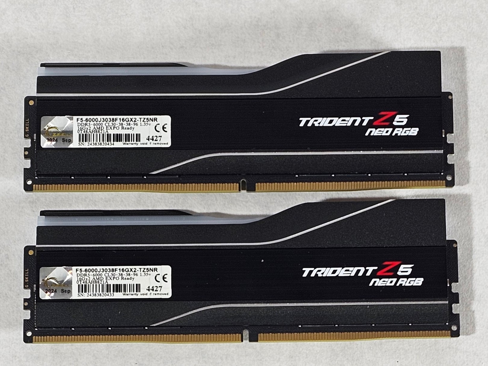 32GB DDR5 (2x16GB) 6000MT/s G.Skill Trisent Z5 Neo RGB
