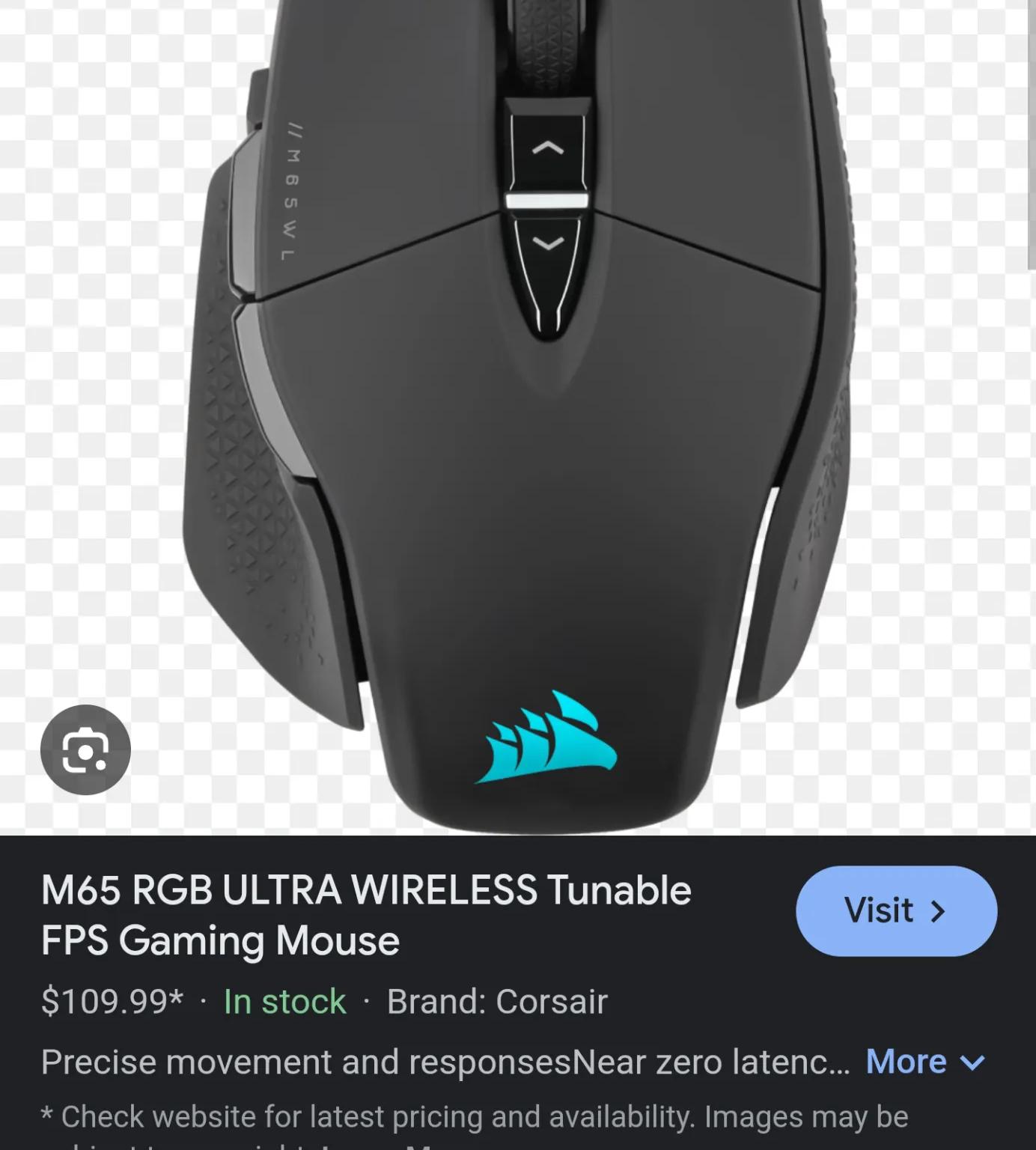 CORSAIR M65 RBG ULTRA WIRELESS