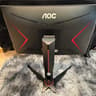 AOC C24G1A 24" Curved Frameless Gaming Monitor, FHD 1920x1080, 1500R, VA, 1ms MPRT, 165Hz, FreeSync