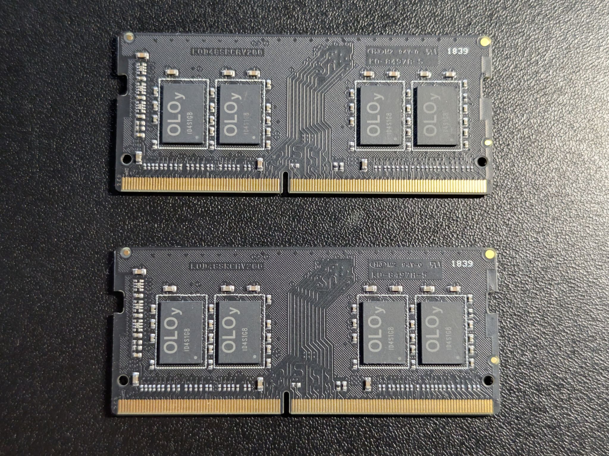 OLOy 2x8GB DDR4 Laptop RAM 2400MHz SODIMM New