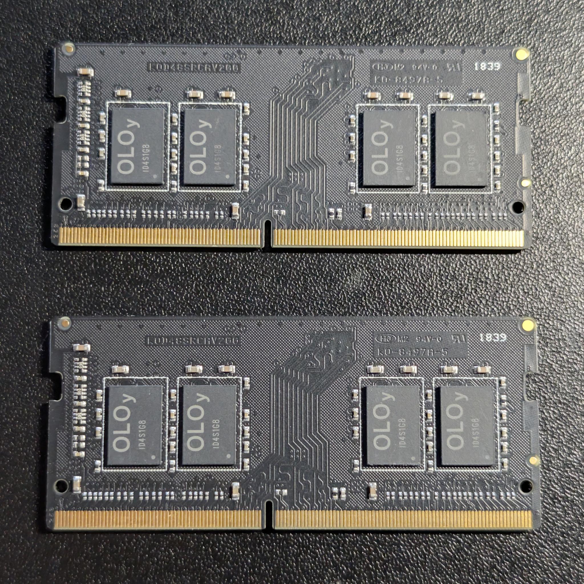 OLOy 2x8GB DDR4 Laptop RAM 2400MHz SODIMM New
