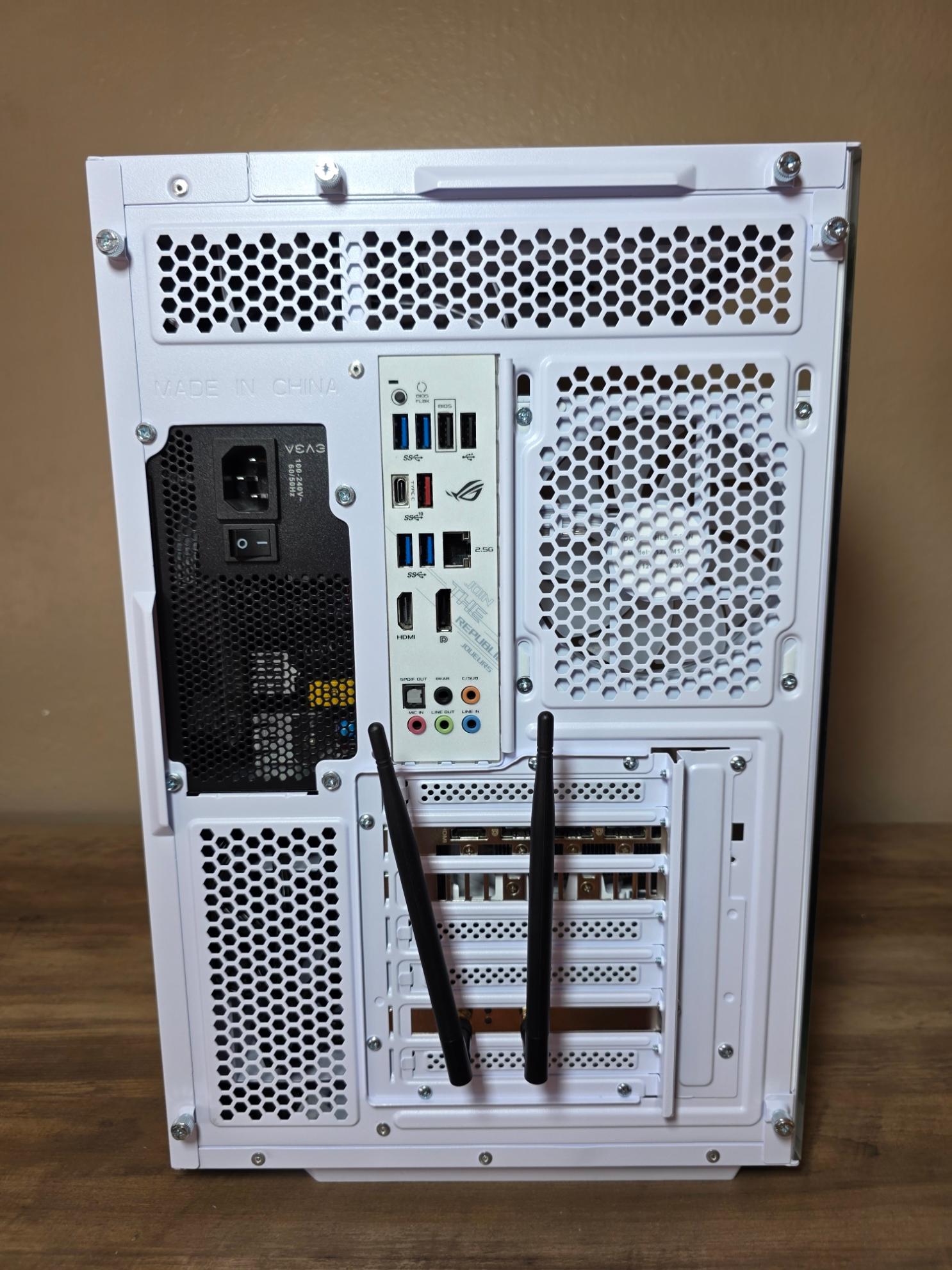 Custom All-White Gaming PC - Ryzen 9 5900X, RTX 4060 Ti, 32GB Trident Z RGB, 1TB 980 Pro
