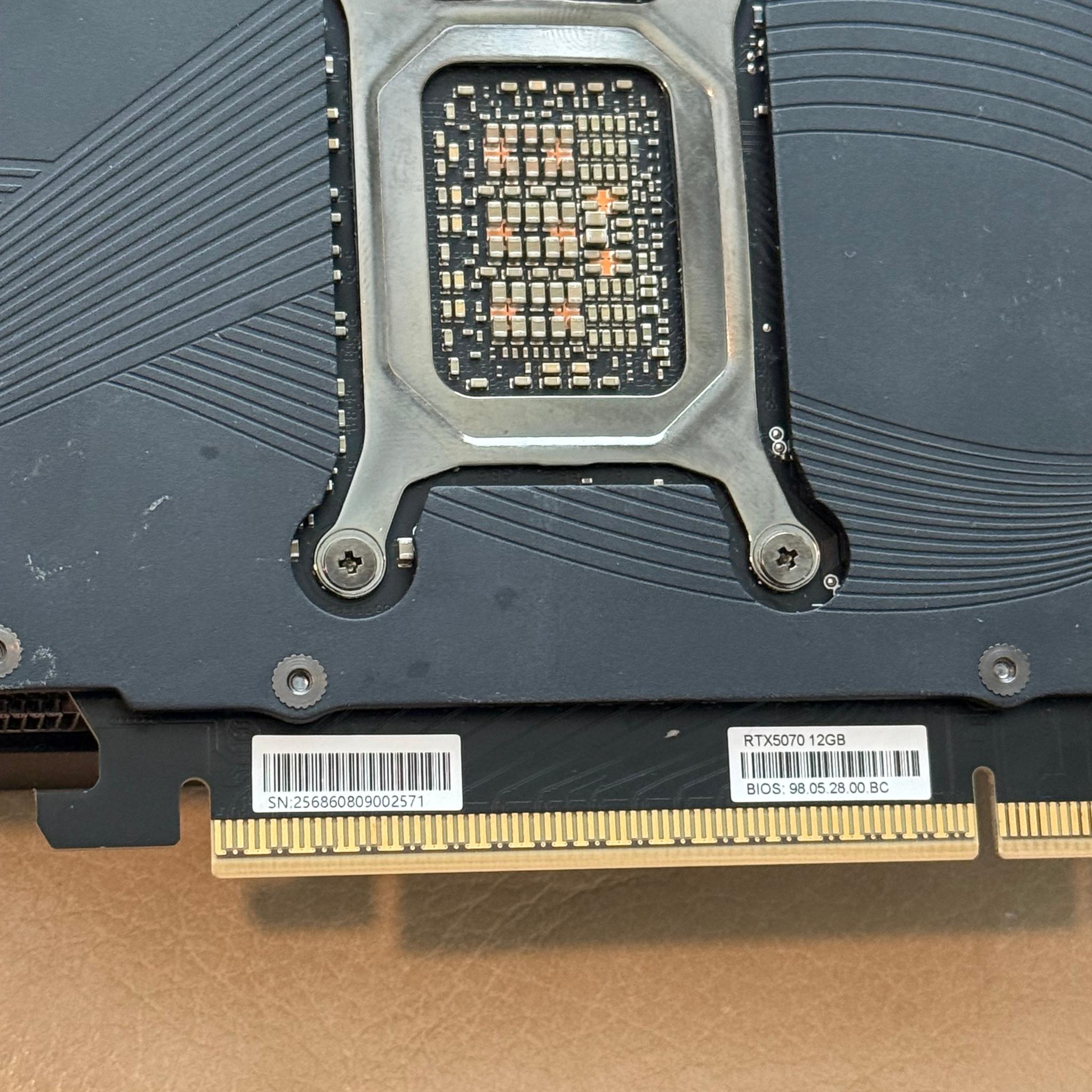 For Parts RTX 5070 and RX 7700XT
