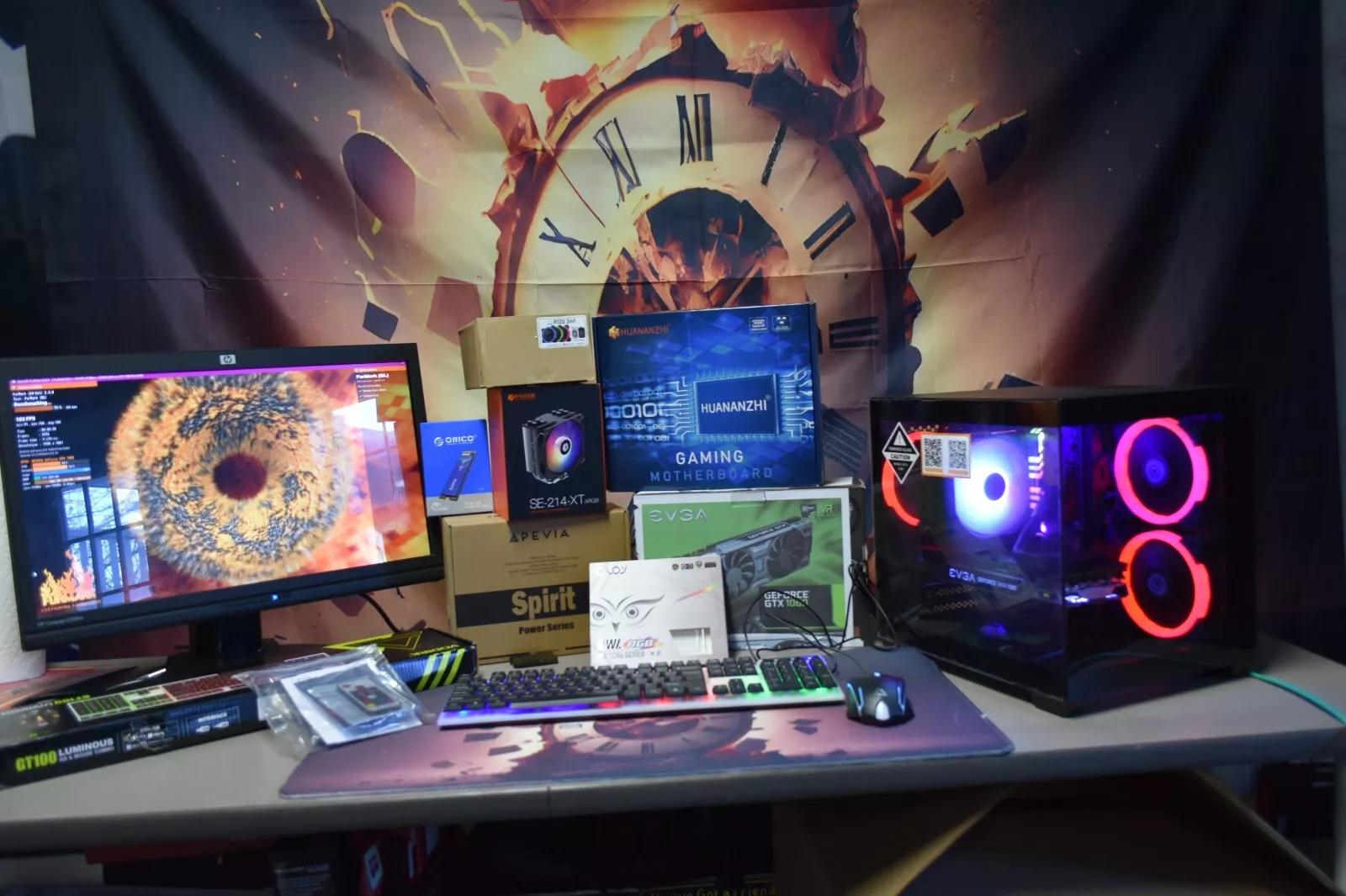 Gaming PC Intel I 5 9400 16 GB of RAM RGB GPU 1080 8 GB 1TB NVME+ 500GB HHD Custom built