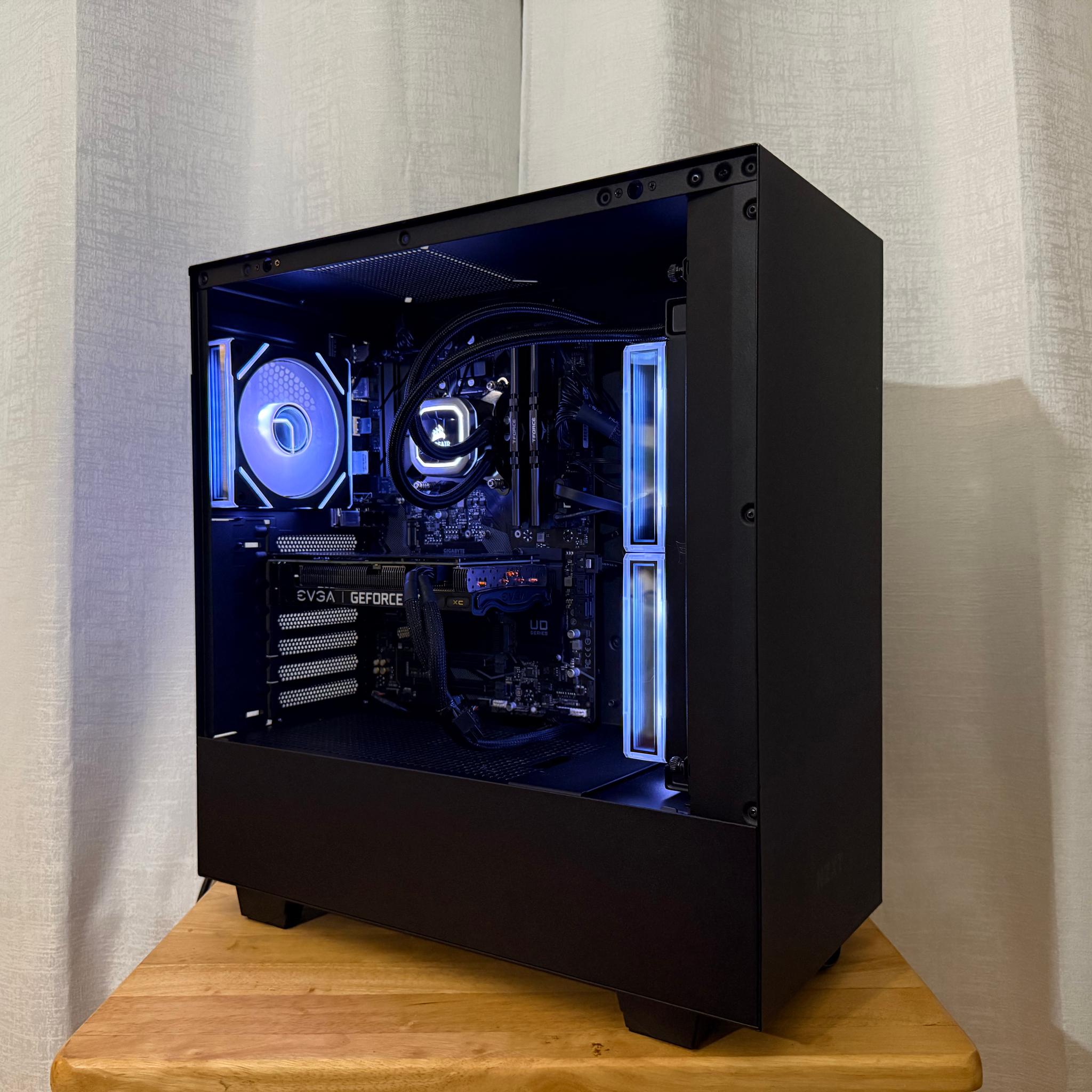 🛡️Rtx 3060 Ti | Intel i5-10400f | 1Tb Ssd | Liquid Cooled Gaming PC