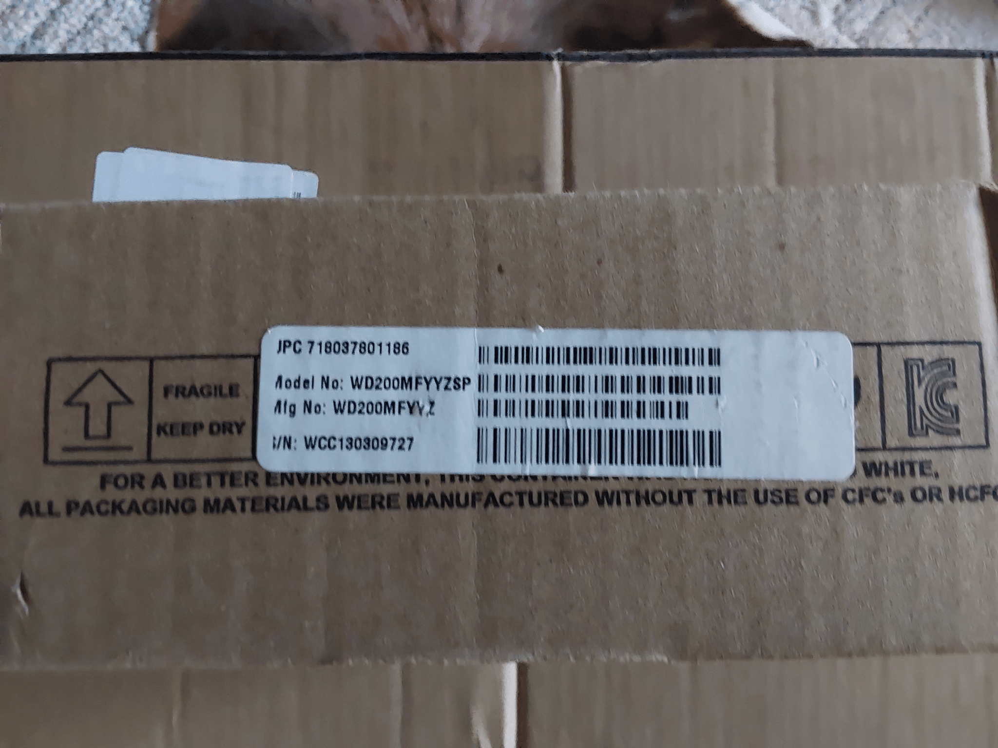 NEW Western Digital RE (Enterprise Storage) 2TB 7200 RPM SATA 6 3.5" Internal Hard Drive-WD200MFYYZ