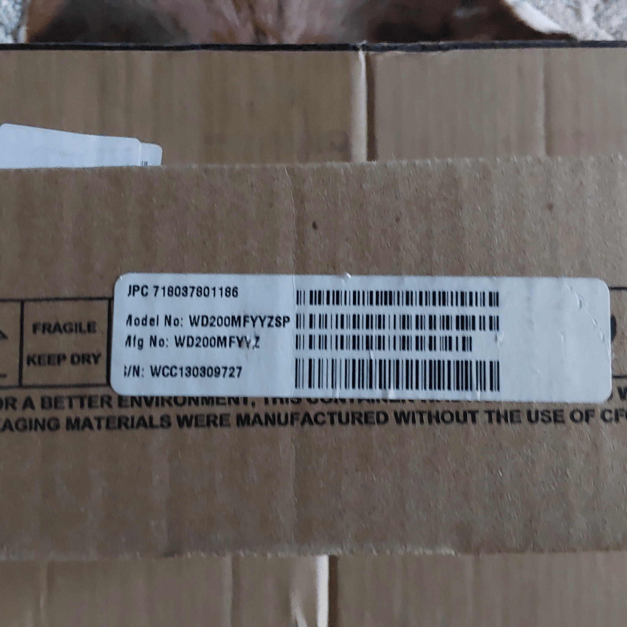 NEW Western Digital RE (Enterprise Storage) 2TB 7200 RPM SATA 6 3.5" Internal Hard Drive-WD200MFYYZ