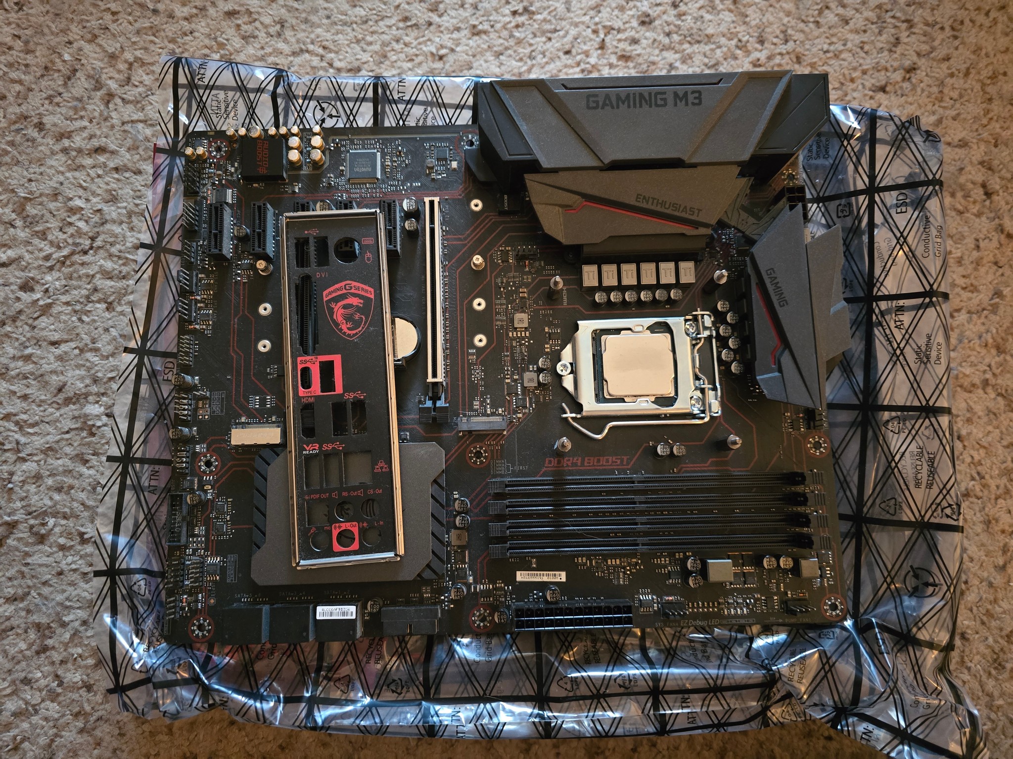 MSI z270 Gaming M3 Motherboard Bundle | Intel i7 7700k|  16GB Corsair Venegence LPX 3000 Mhz