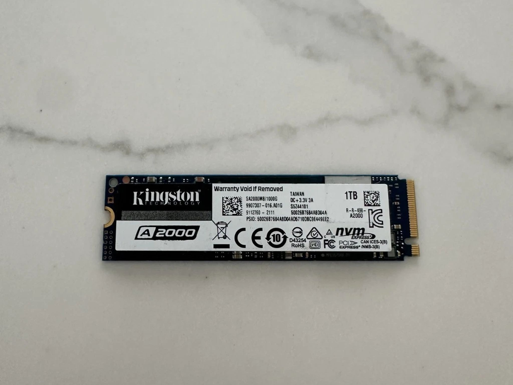 Kingston A2000 1TB NVME