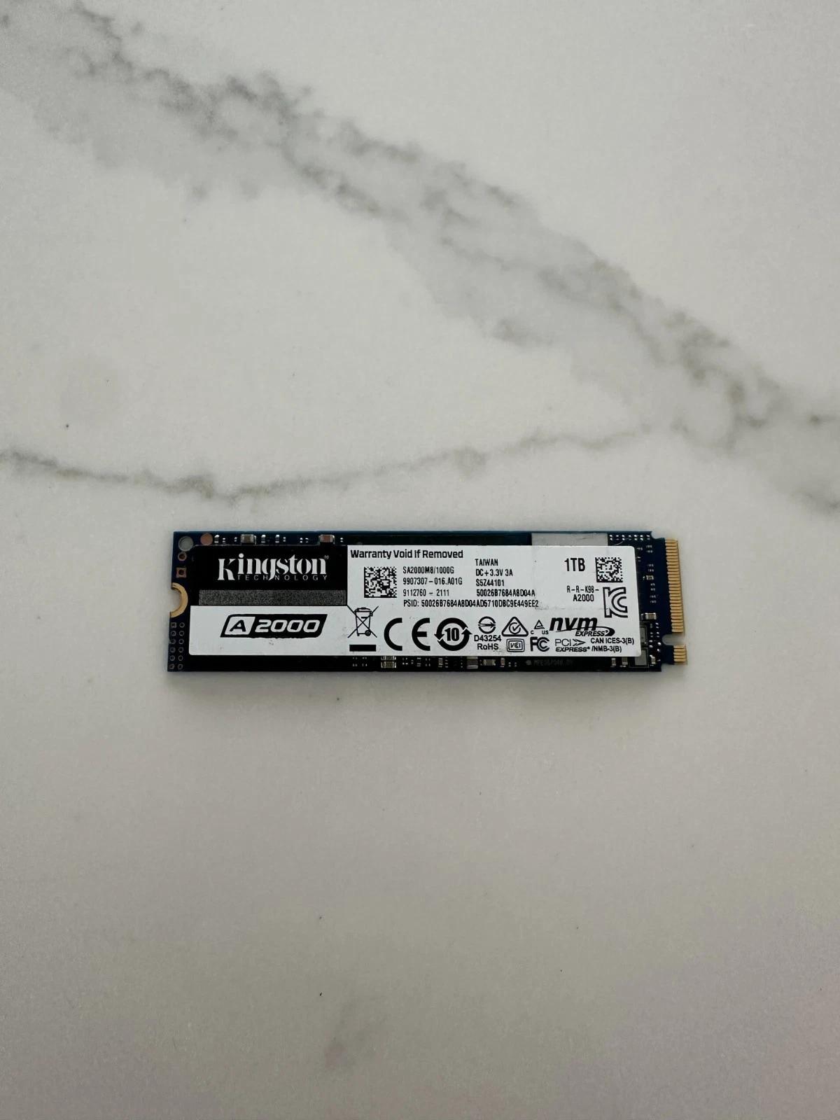 Kingston A2000 1TB NVME