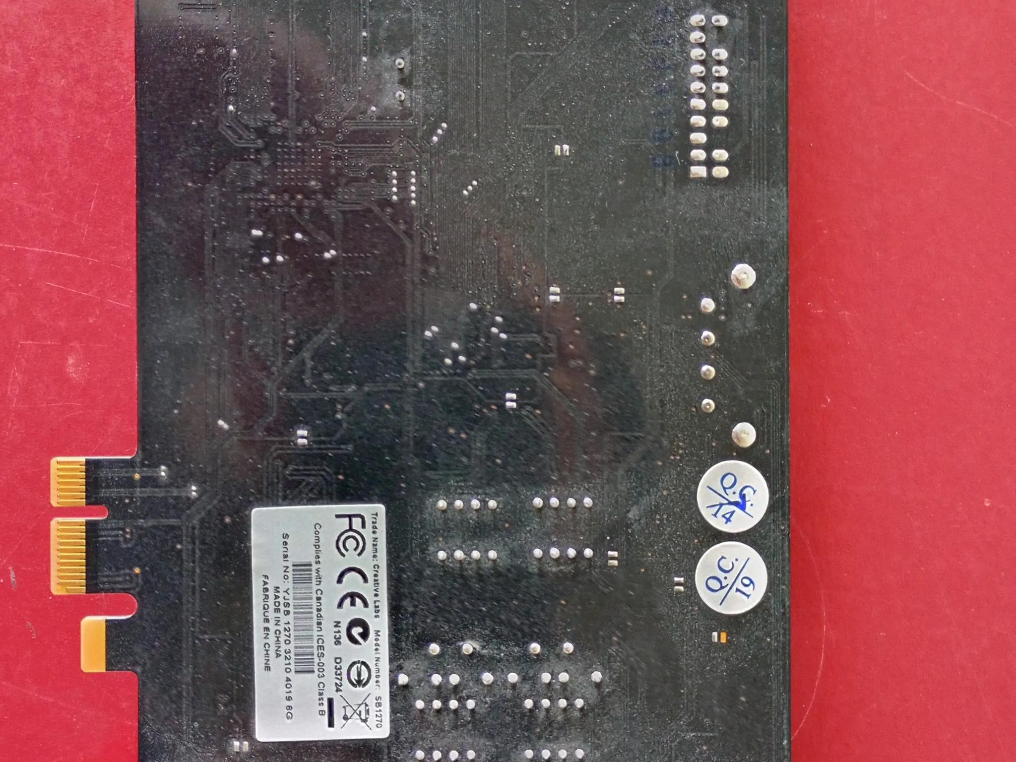 Creative Sound Blaster X-Fi Sound Card
