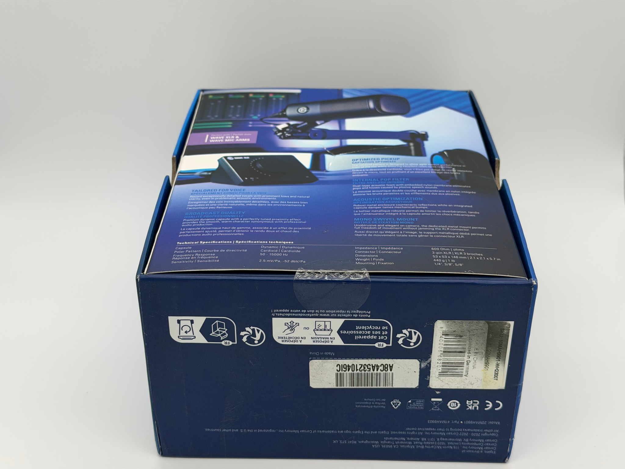 Elgato Wave DX Dynamic Microphone – White Edition