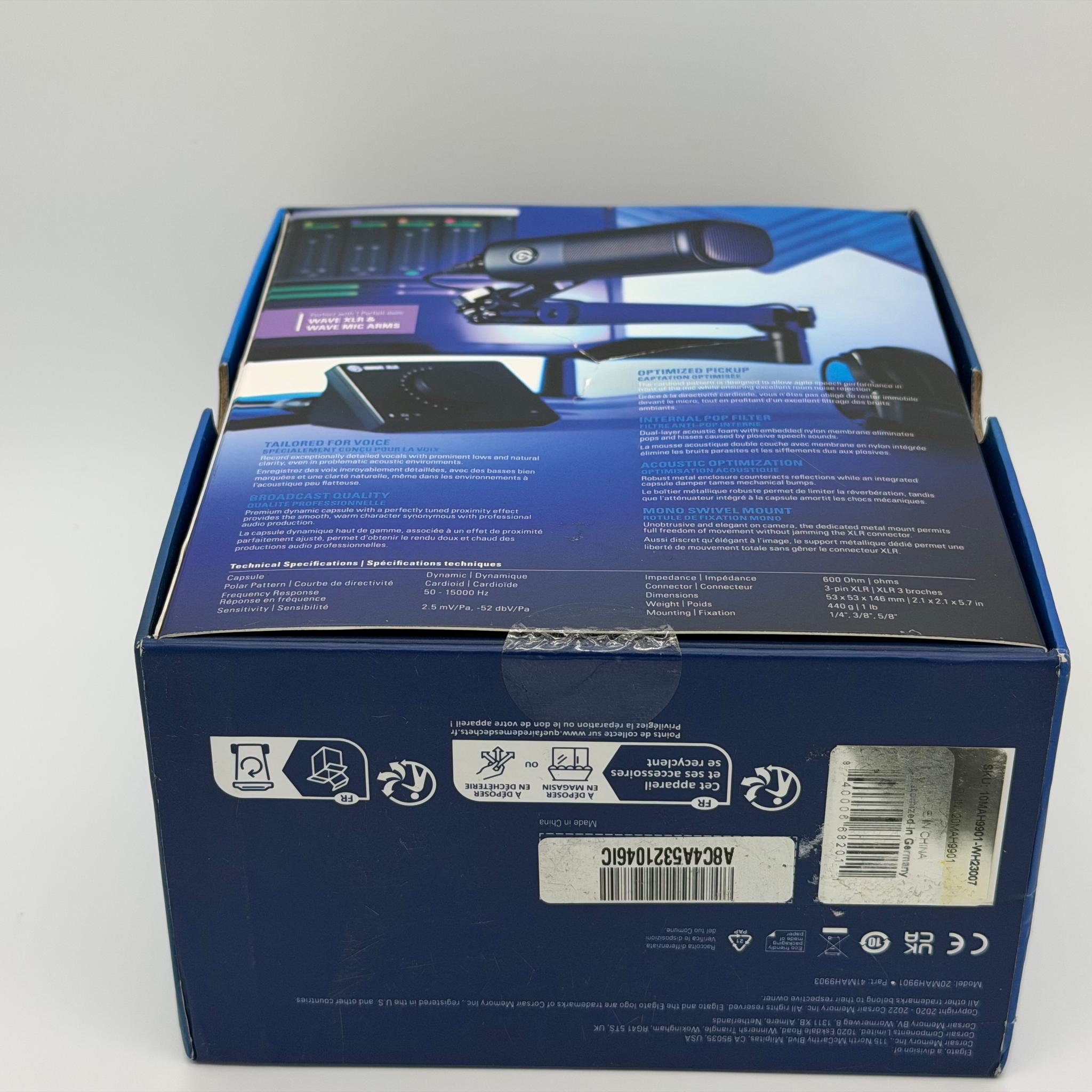 Elgato Wave DX Dynamic Microphone – White Edition