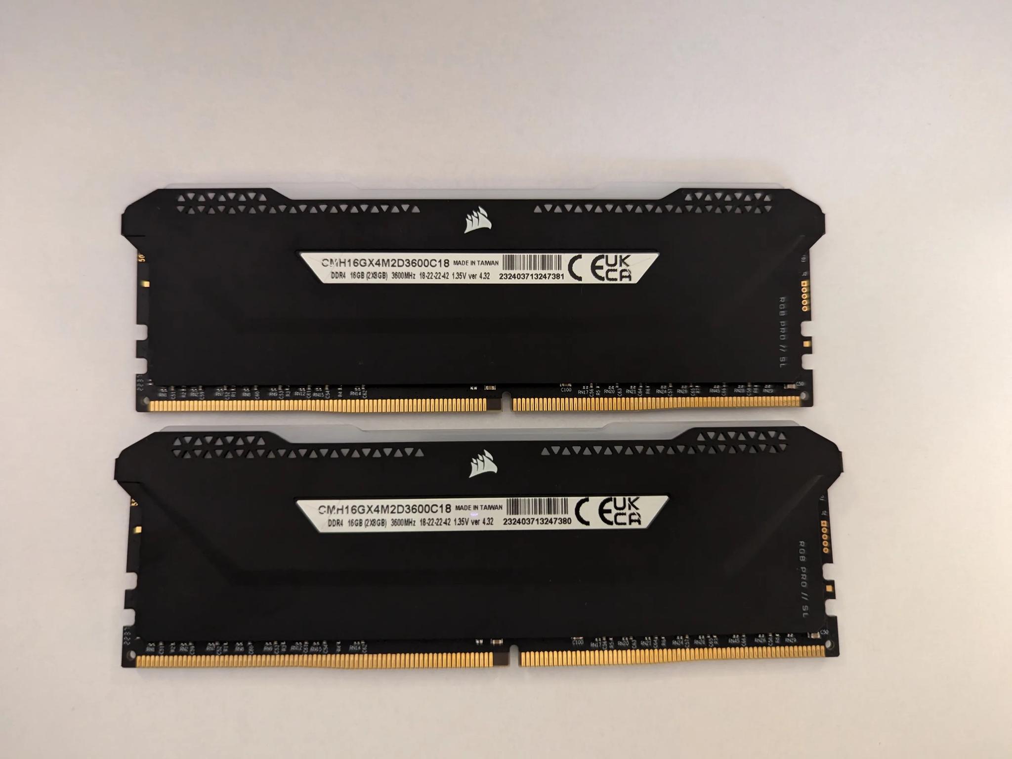 Corsair Vengeance RGB Pro SL 16GB DDR4-3600 CL18 RAM