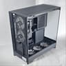 Black CyberPowerPC PC Case with Tempered Glass w/ 5 Fans