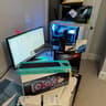 AMD AM4 new build Whiteout RTX 4070 Ti Gaming PC Build (12-Core Ryzen) + 2K and 1080p Monitors