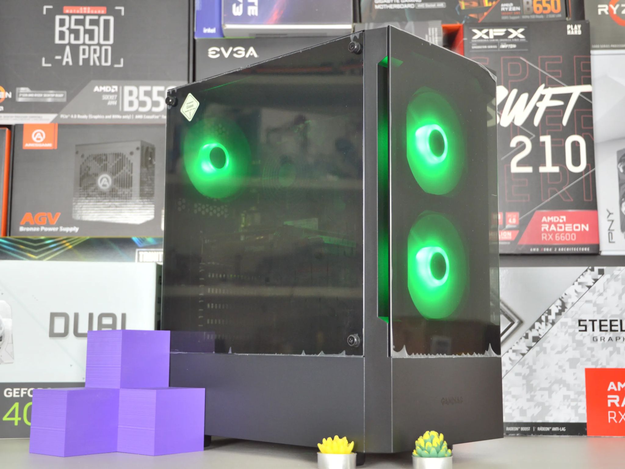 🟩⬛| GTX 1660 6GB | INTEL i5-8400 | 16GB DDR4 RAM | 512 GB NVME SSD | Emerald of Darkness |