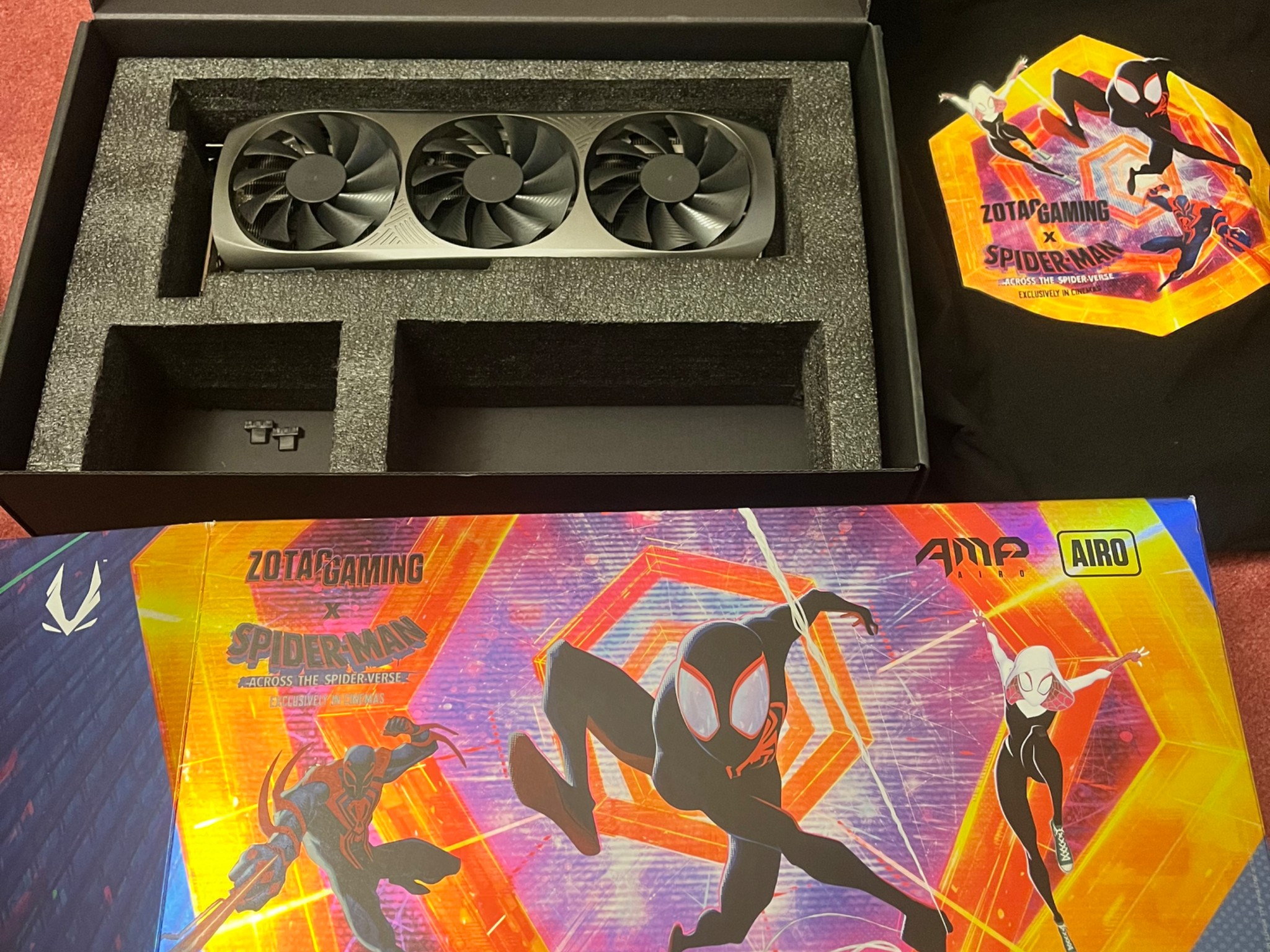 ZOTAC GAMING GEFORCE RTX 4070 AMP AIRO SPIDER-MAN™: Across the Spider-Verse Bundle ZT-D40700F-10SMP