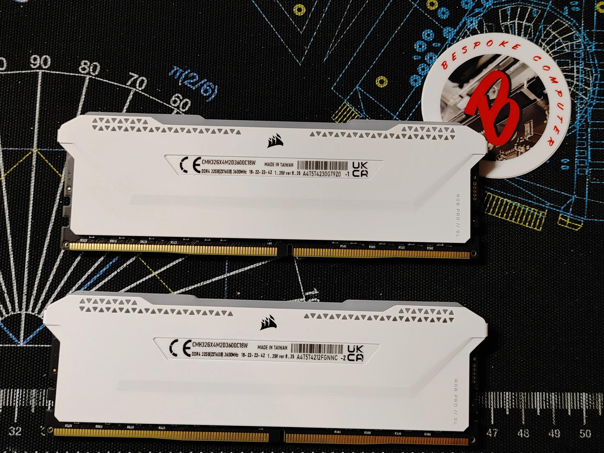 32GB (2x16) Corsair Vengeance RGB 3600 18-22-22-42