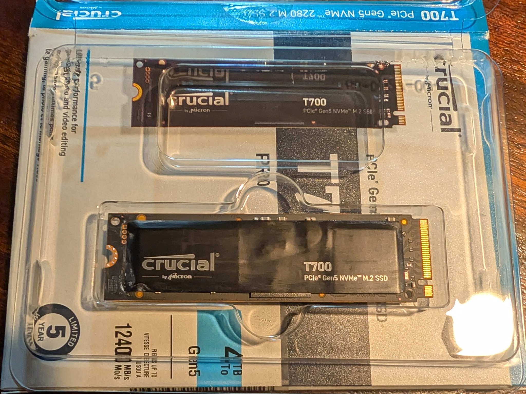 Crucial T700 - 4TB M.2 NVME SSD