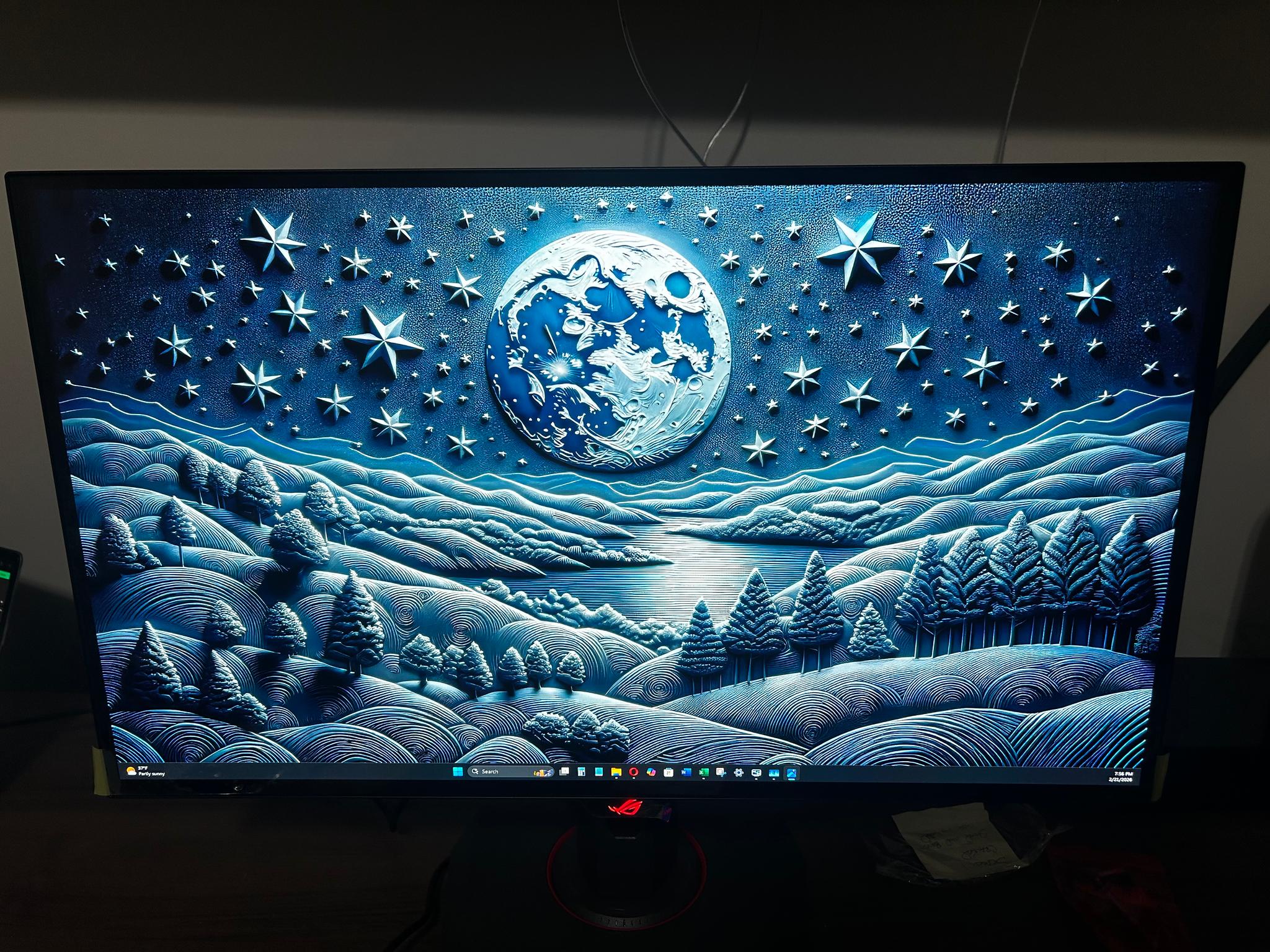 ROG Strix OLED (240hz) Gaming Monitor 27" 1440p Glossy WOLED Panel (Protection Film Still Attached!)