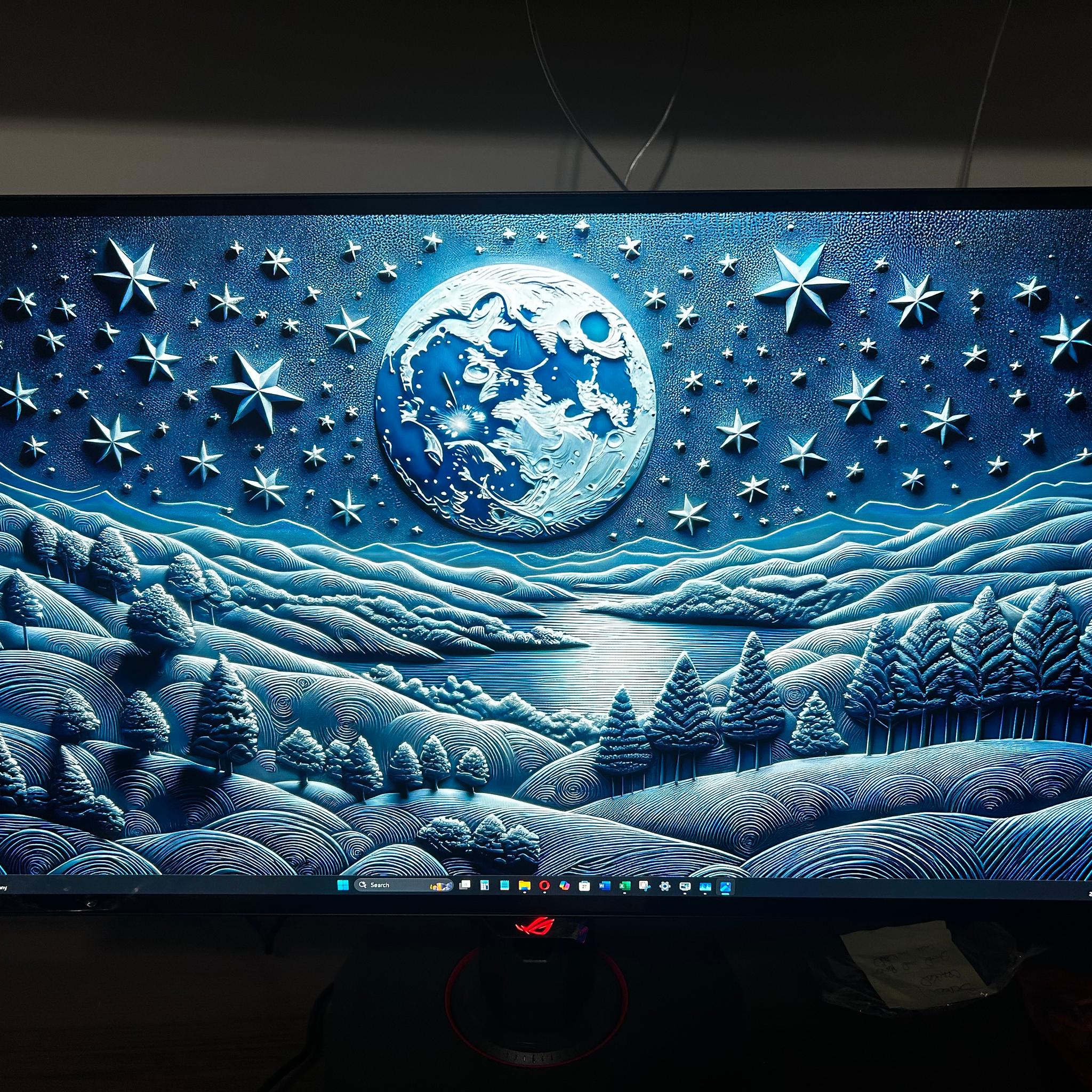 ROG Strix OLED (240hz) Gaming Monitor 27" 1440p Glossy WOLED Panel (Protection Film Still Attached!)