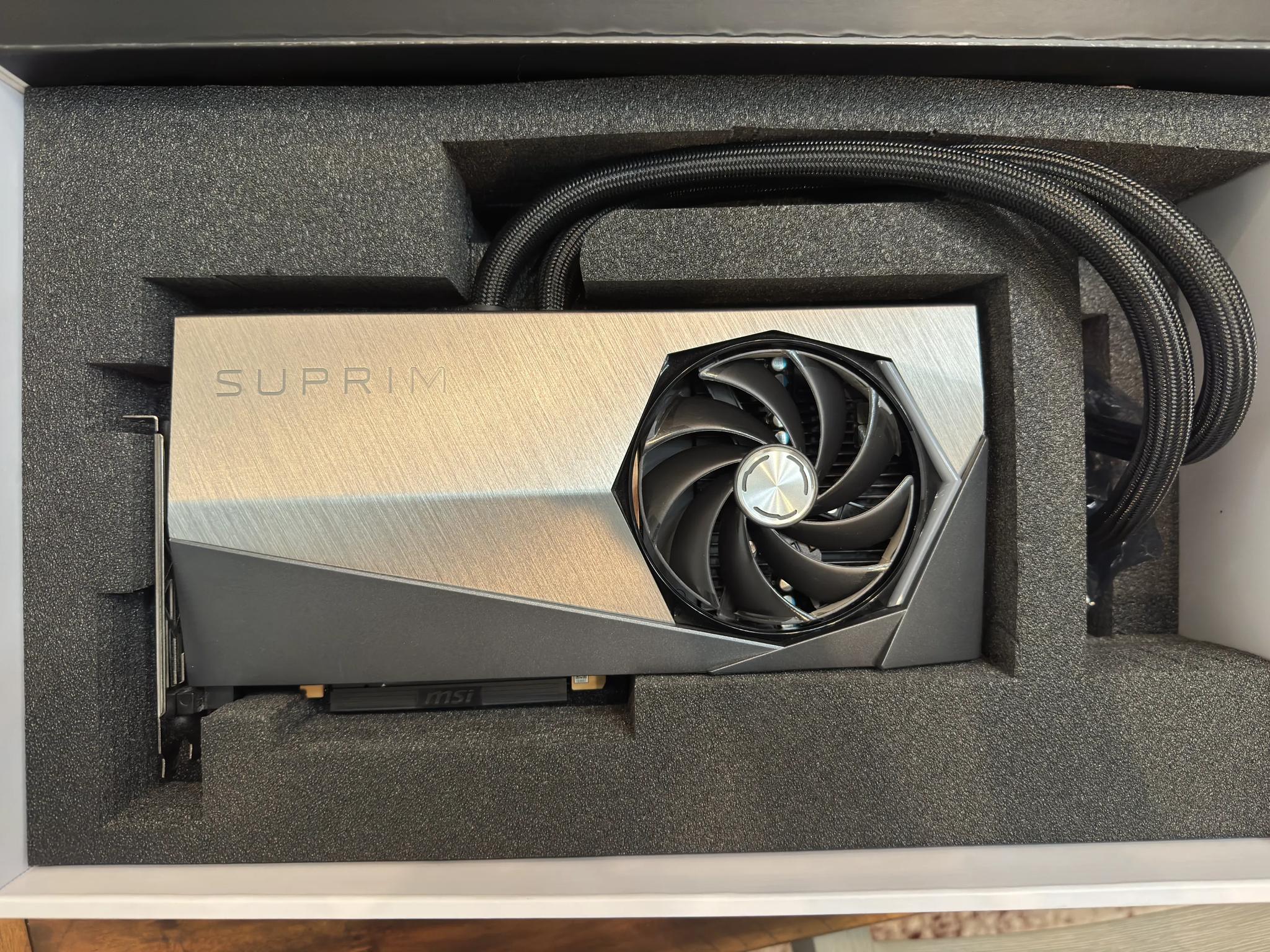 MSI GeForce RTX 4090 SUPRIM LIQUID X 24GB GDDR6X Graphics Card