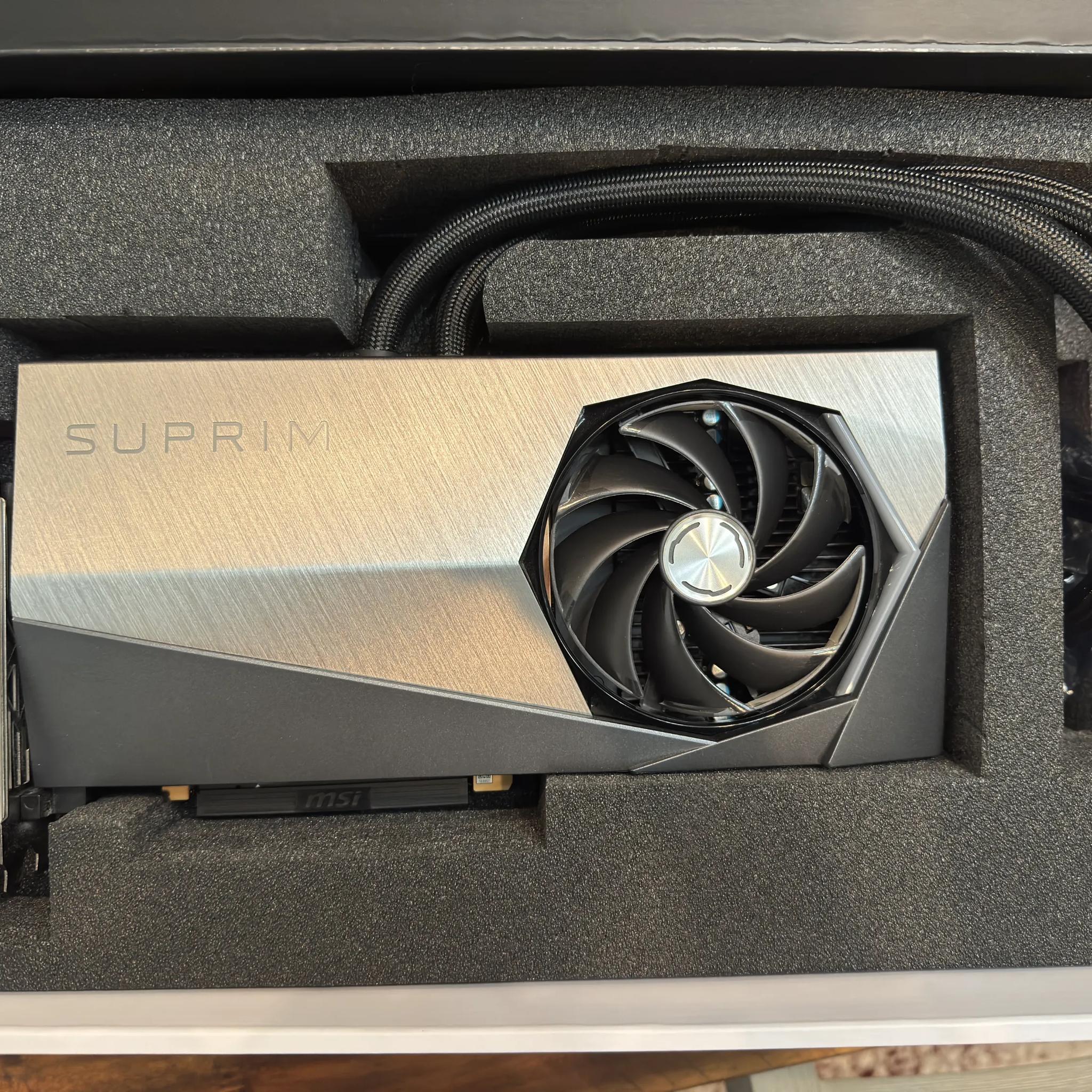 MSI GeForce RTX 4090 SUPRIM LIQUID X 24GB GDDR6X Graphics Card