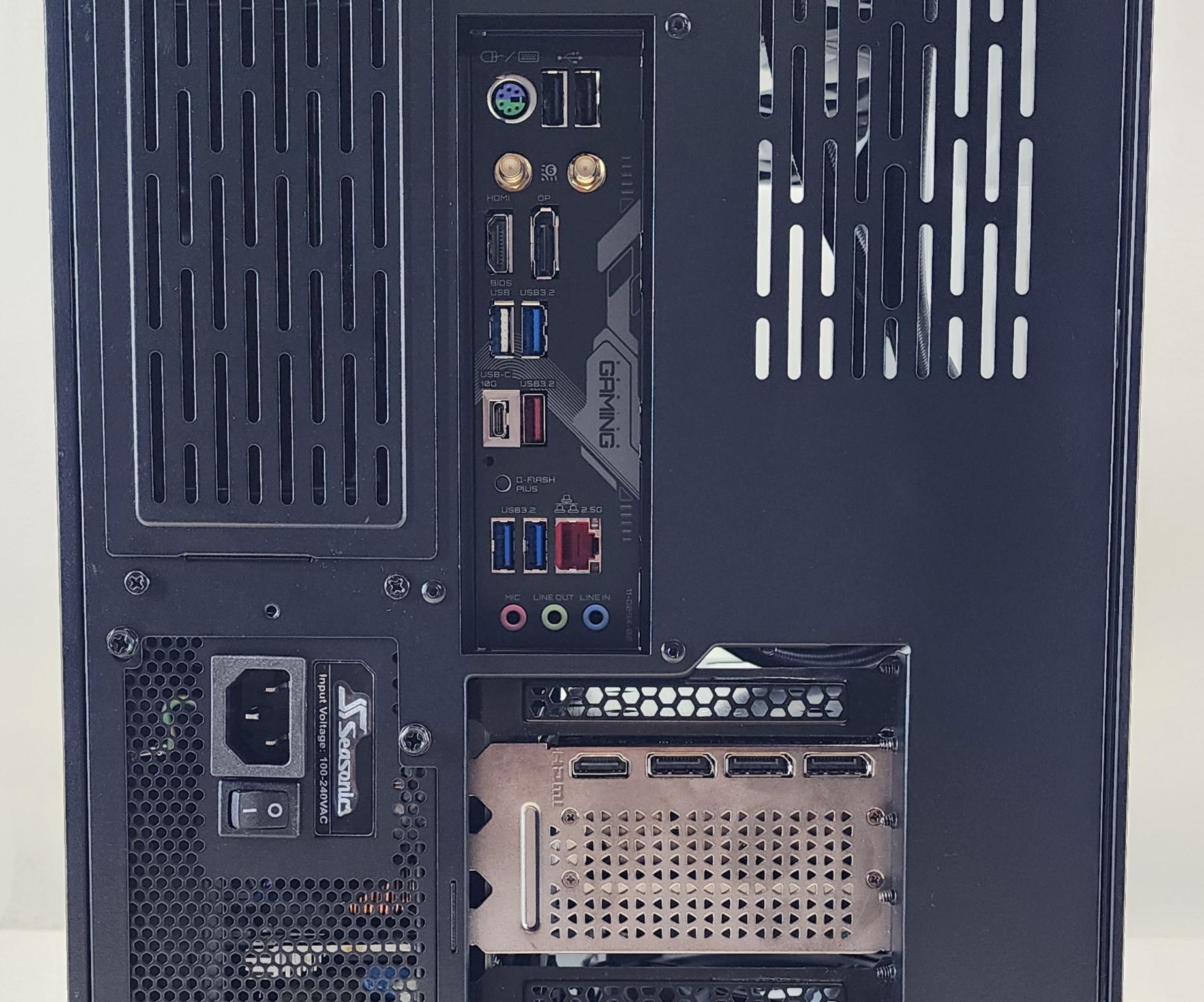 Gaming PC Ryzen 7 7800X3D 32GB RAM 2TB SSD RTX 4070 Ti SUPER 16GB Win11 Computer