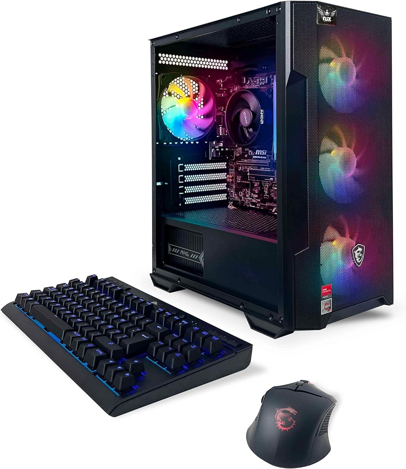 NSX Desktop Gaming | AMD Ryzen 7 5700G 4.6GHz | NVIDIA 16GB 2*8 GB DDR4 3600 | Windows 11 Home